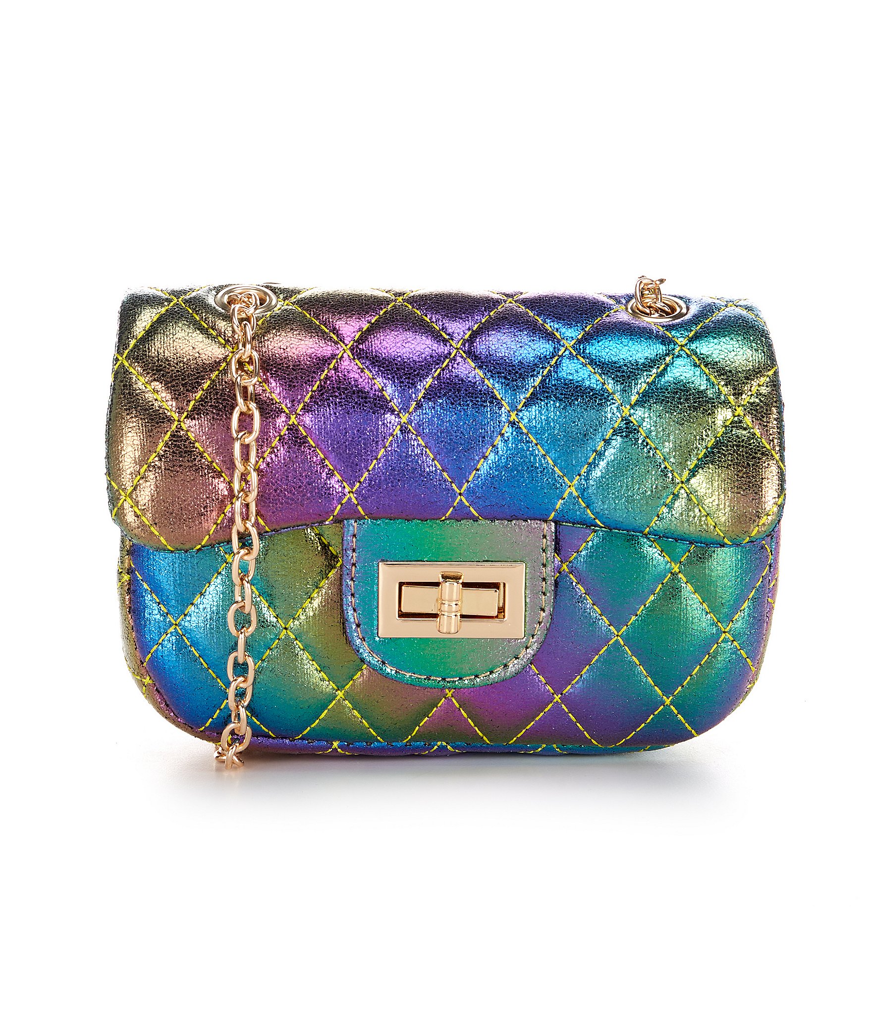 GB Multi-Color Glitter Crossbody Handbag | Dillard's