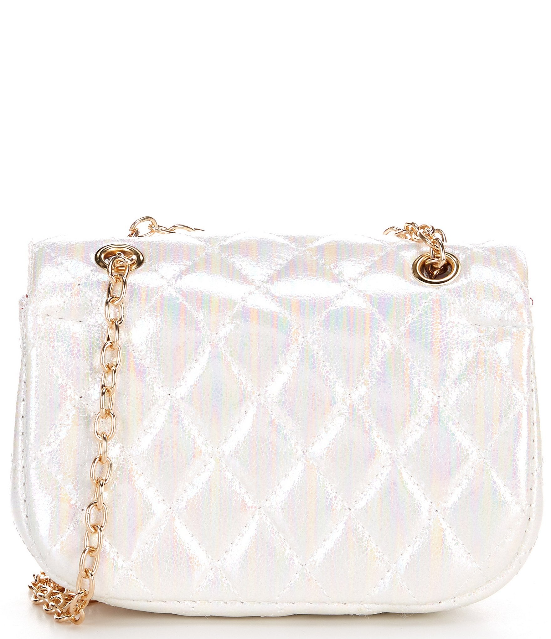 GB Iridescent Glitter Crossbody Handbag