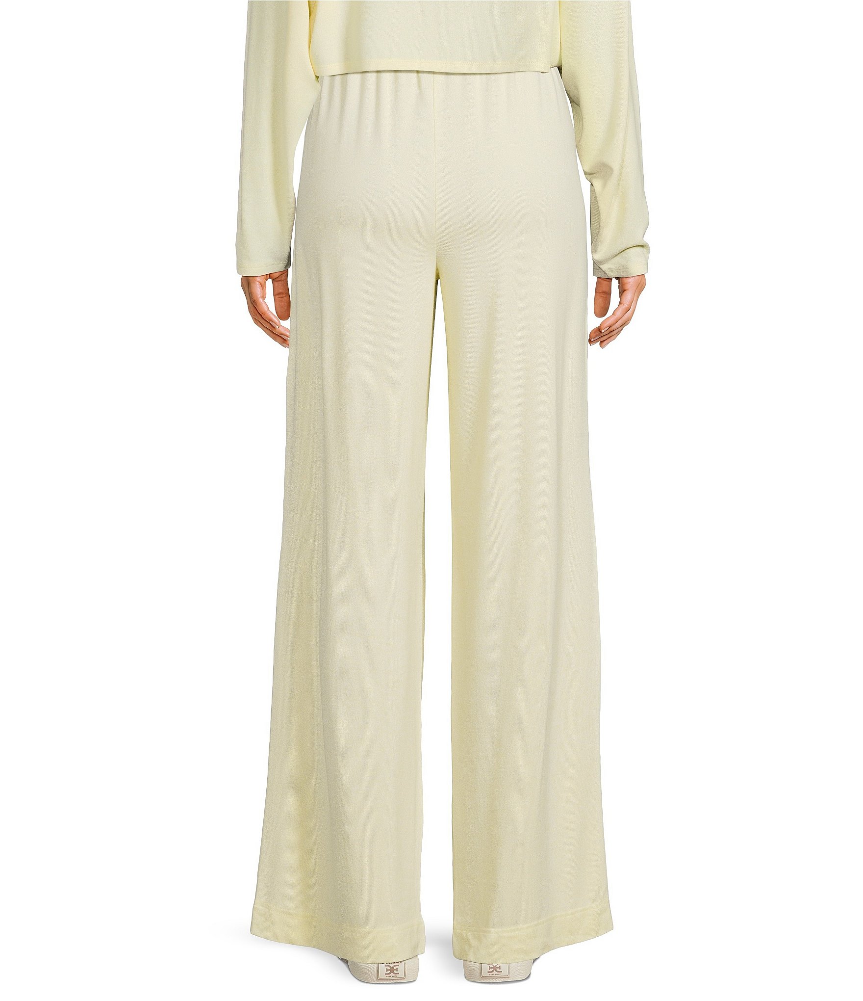 GB Hacci Wide Leg Coordinating Drawstring Pants