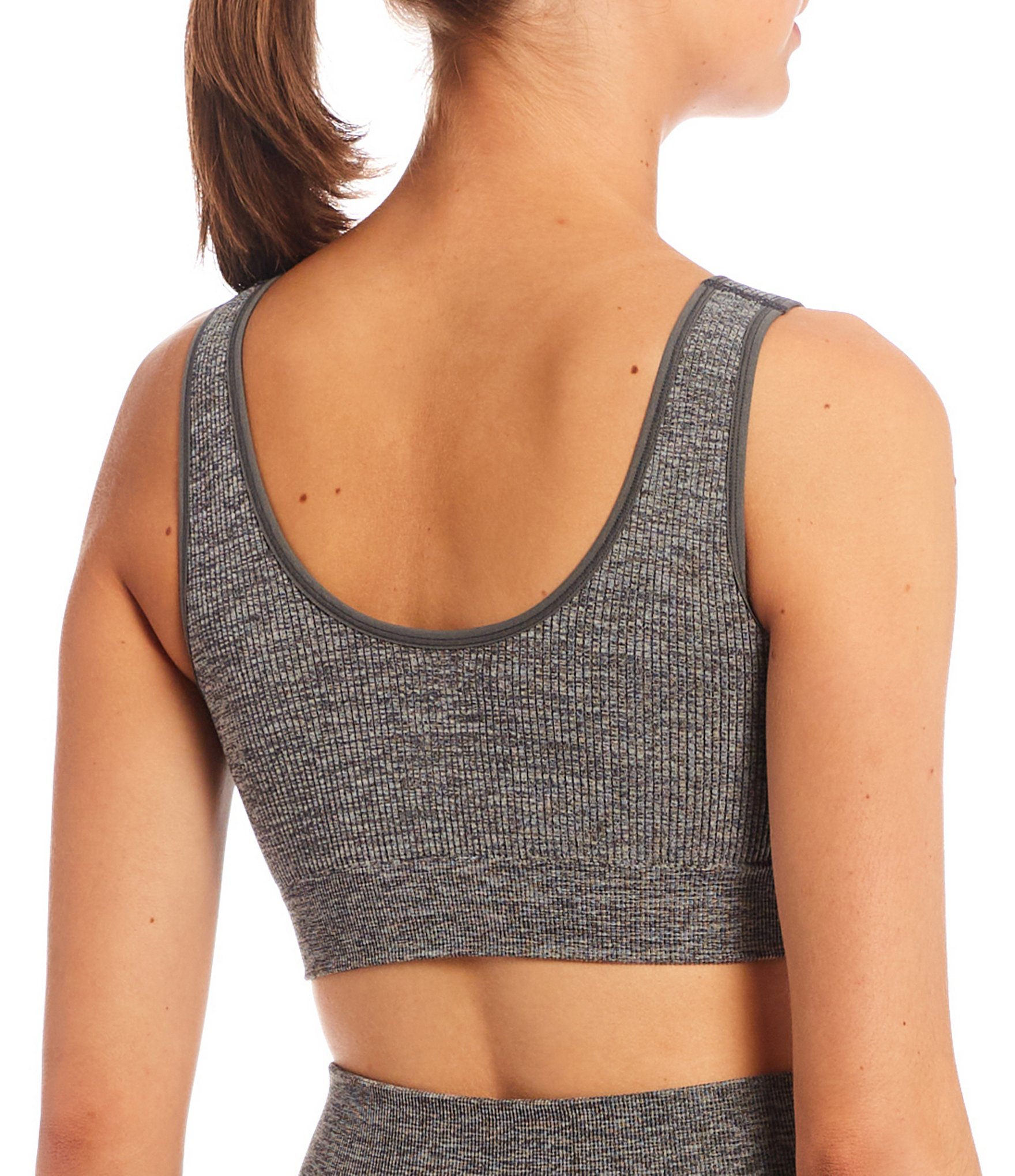 Juniors Coordinating Ribbed Scoop Bralette