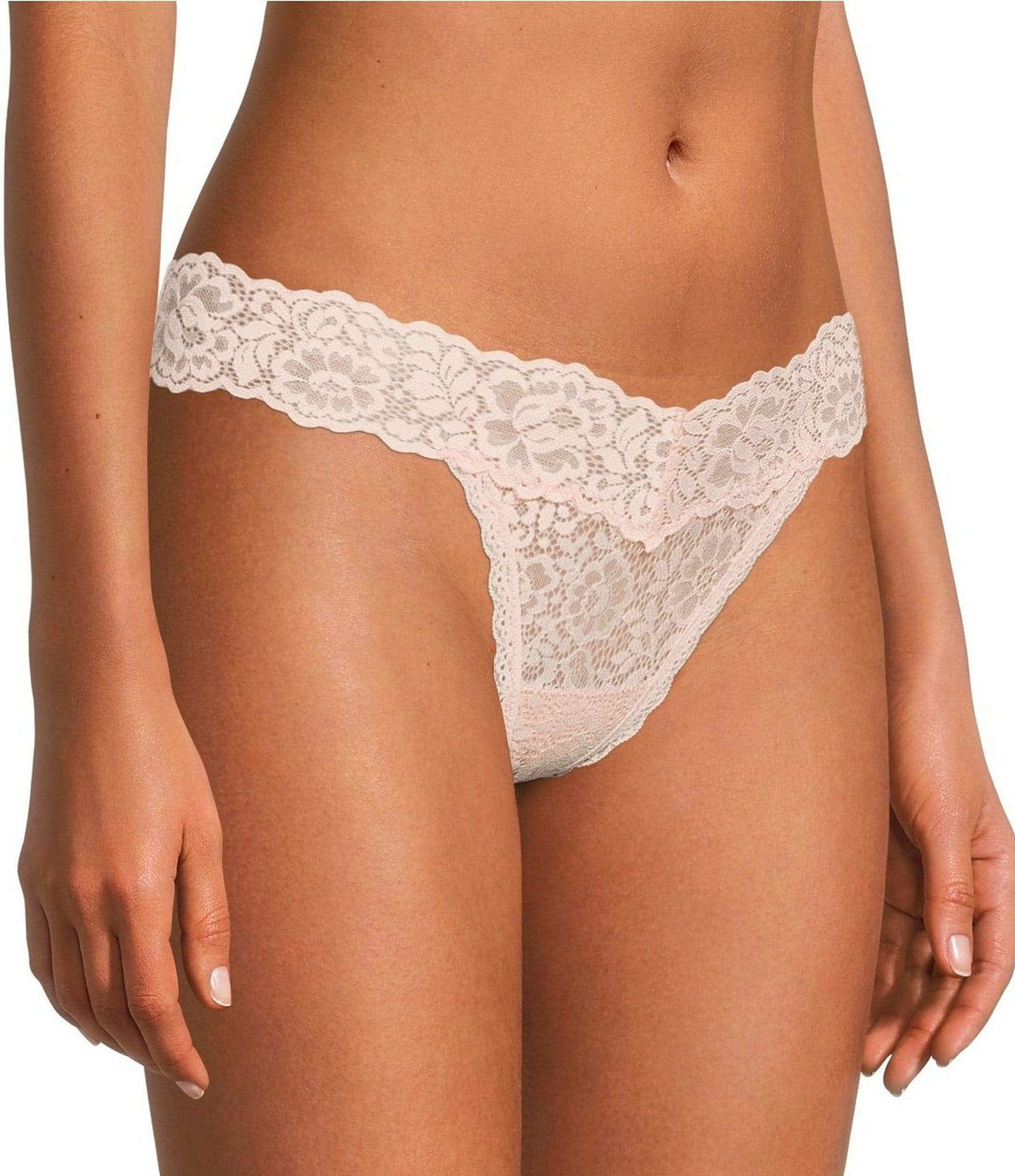 GB Juniors Seamed Lace Thong