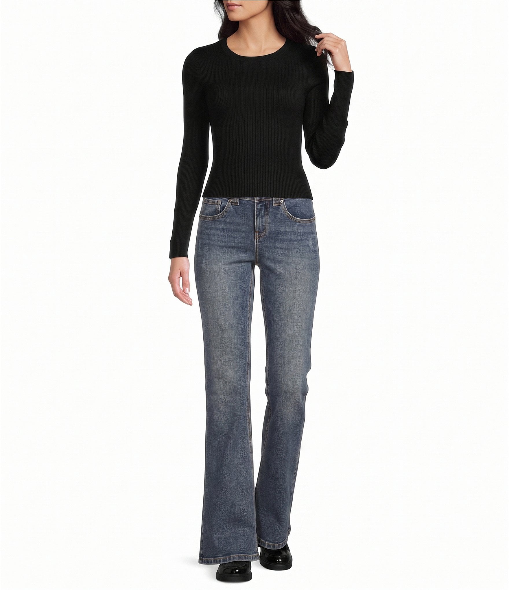 GB Knit Long Sleeve Sweater