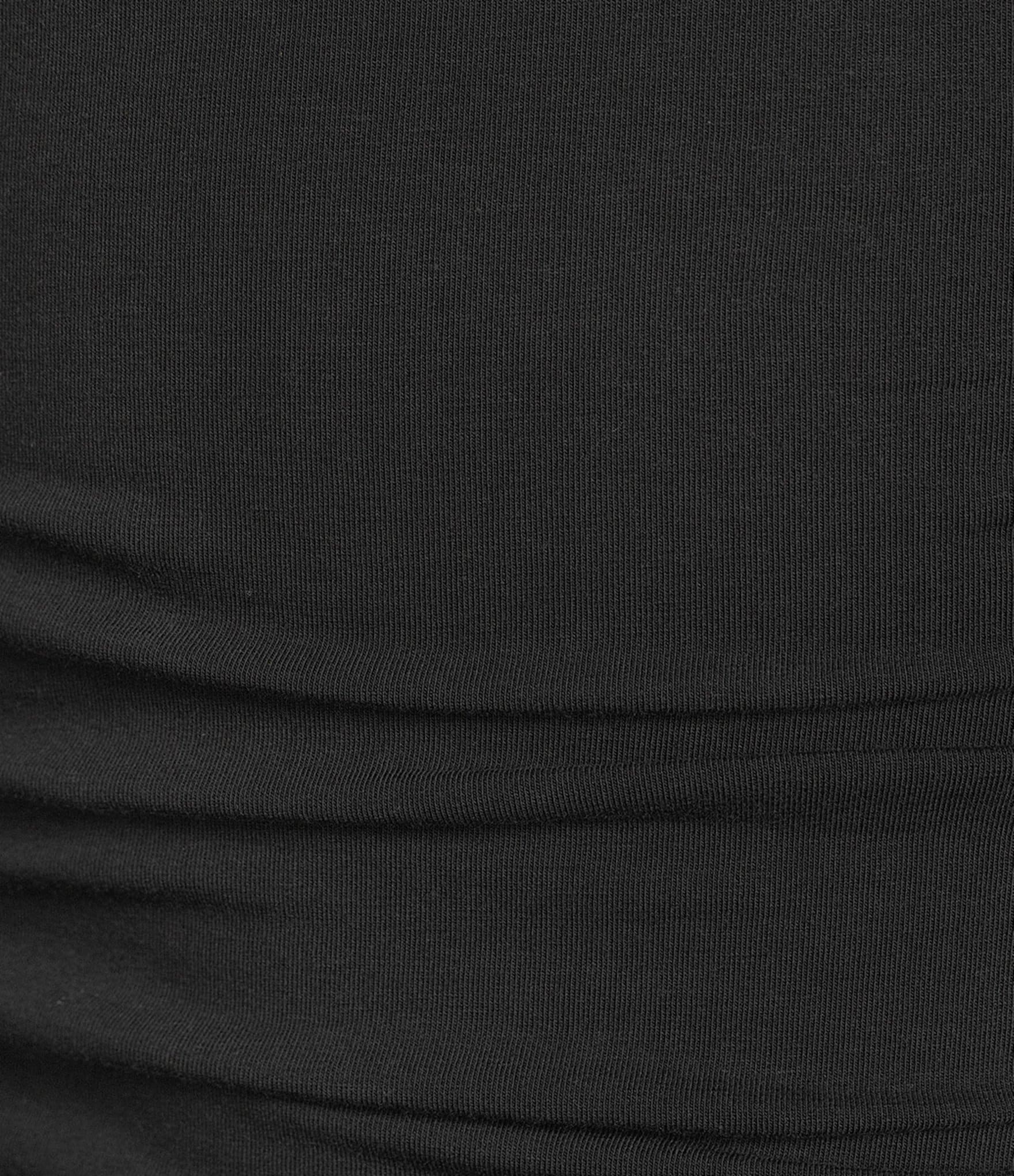 GB Knit Ruched Long Sleeve Square Neck Tee