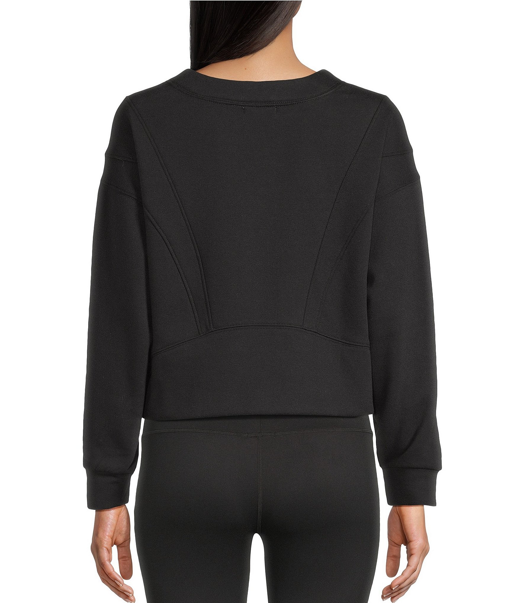 GB Coordinating Knit Side Slit Sweatshirt