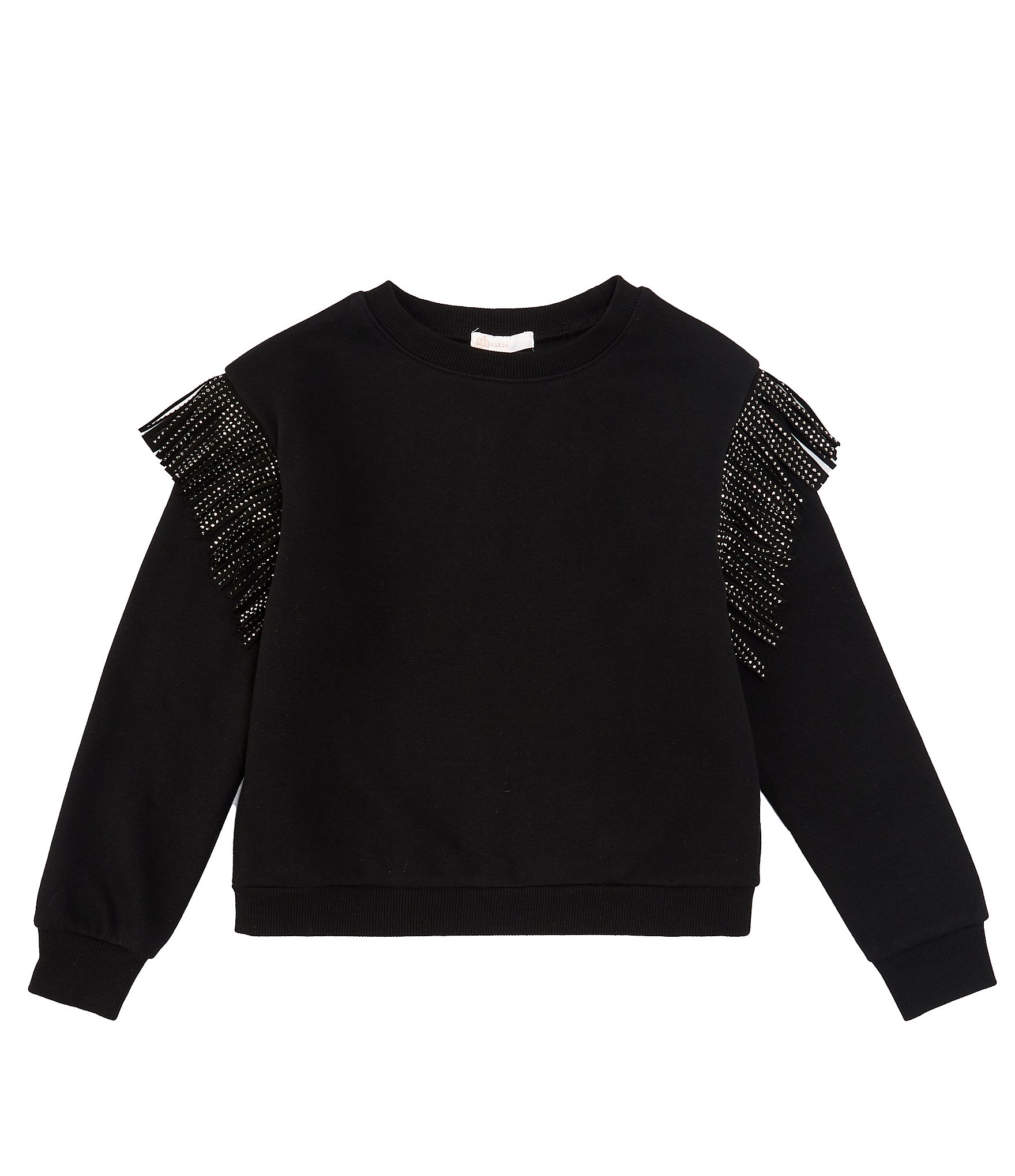GB Little Girls 2T-6X Long Sleeve Sequin Fringe Sweatshirt | Dillard's