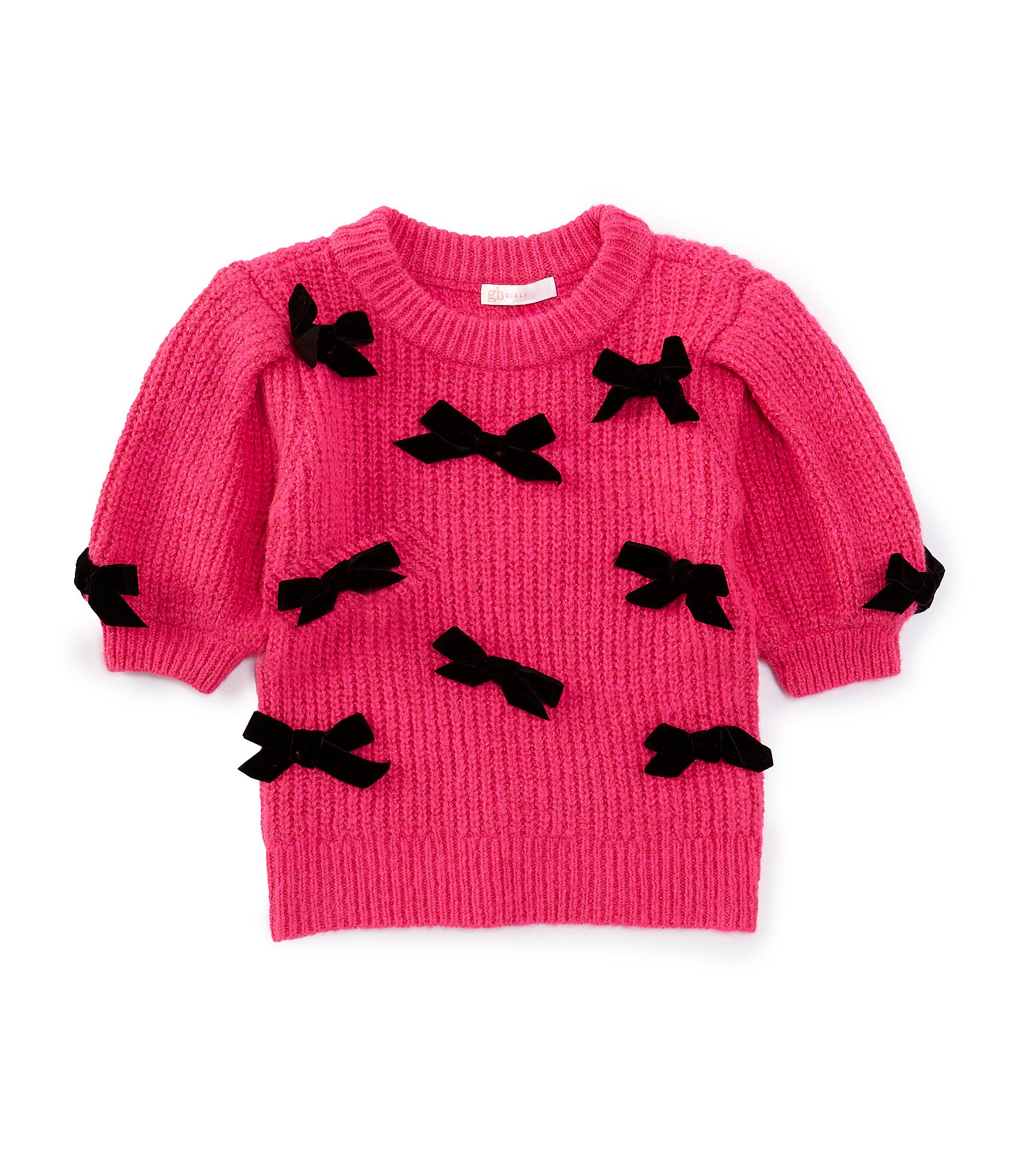 GB Little Girls 2T-6X Bow Detail Sweater | Dillard's
