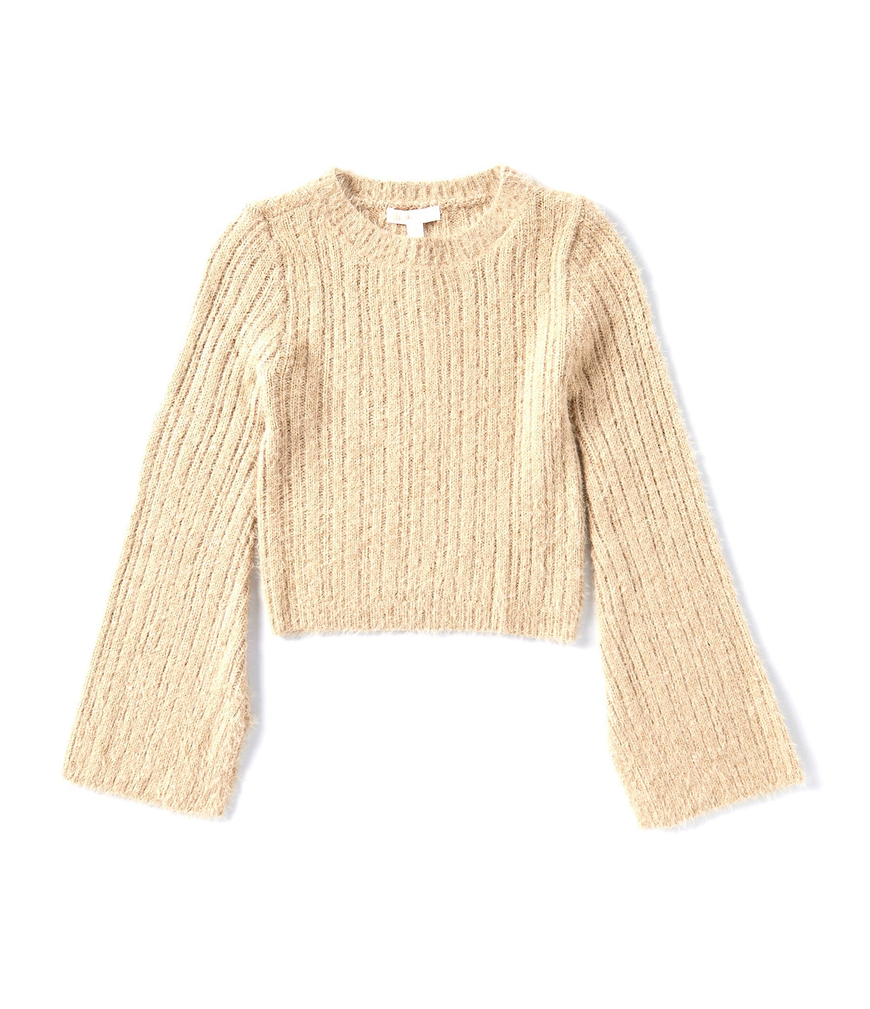 GB Little Girls 2T-6X Long Sleeve Ribbed Sweater