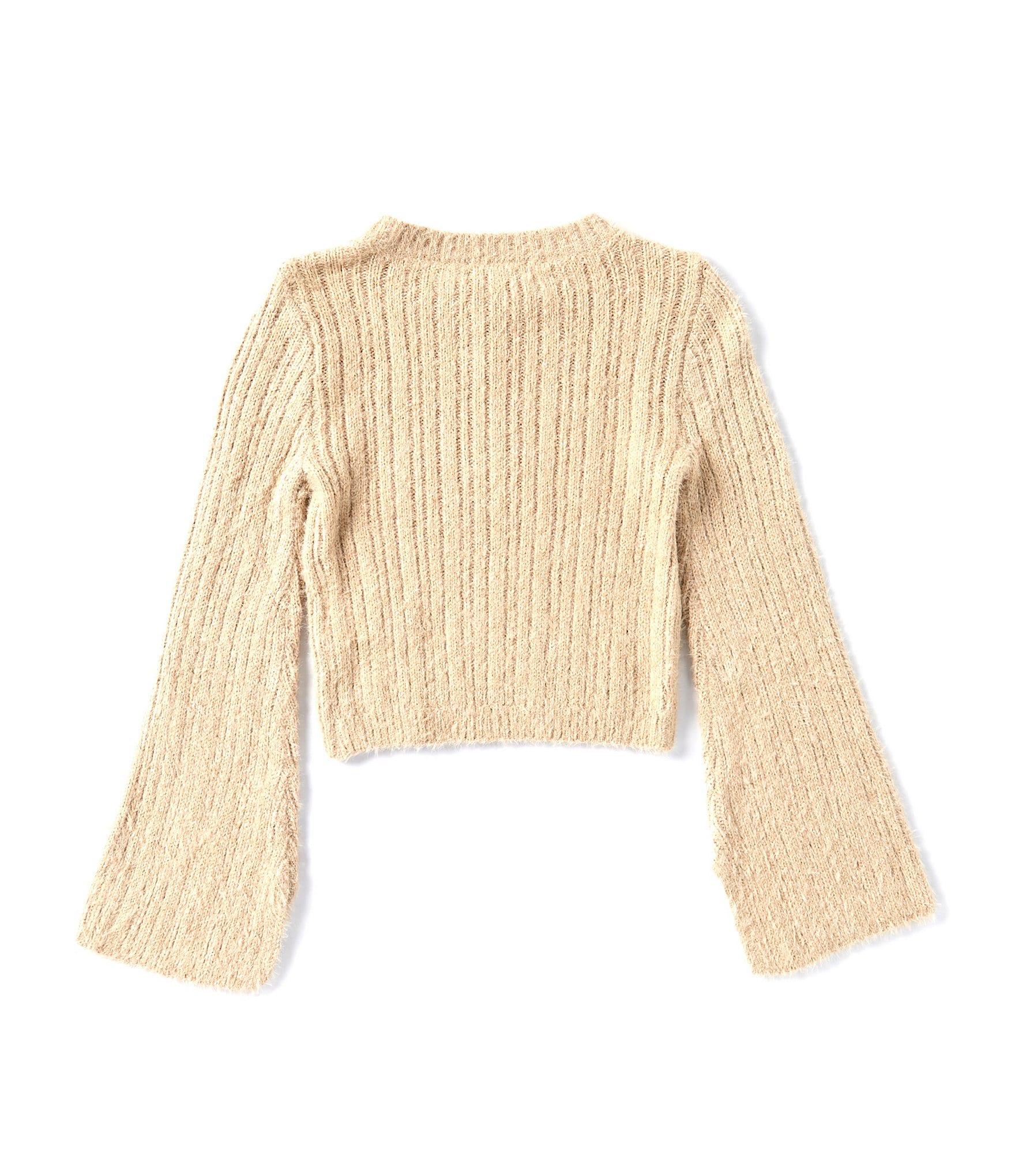 GB Little Girls 2T-6X Long Sleeve Ribbed Sweater