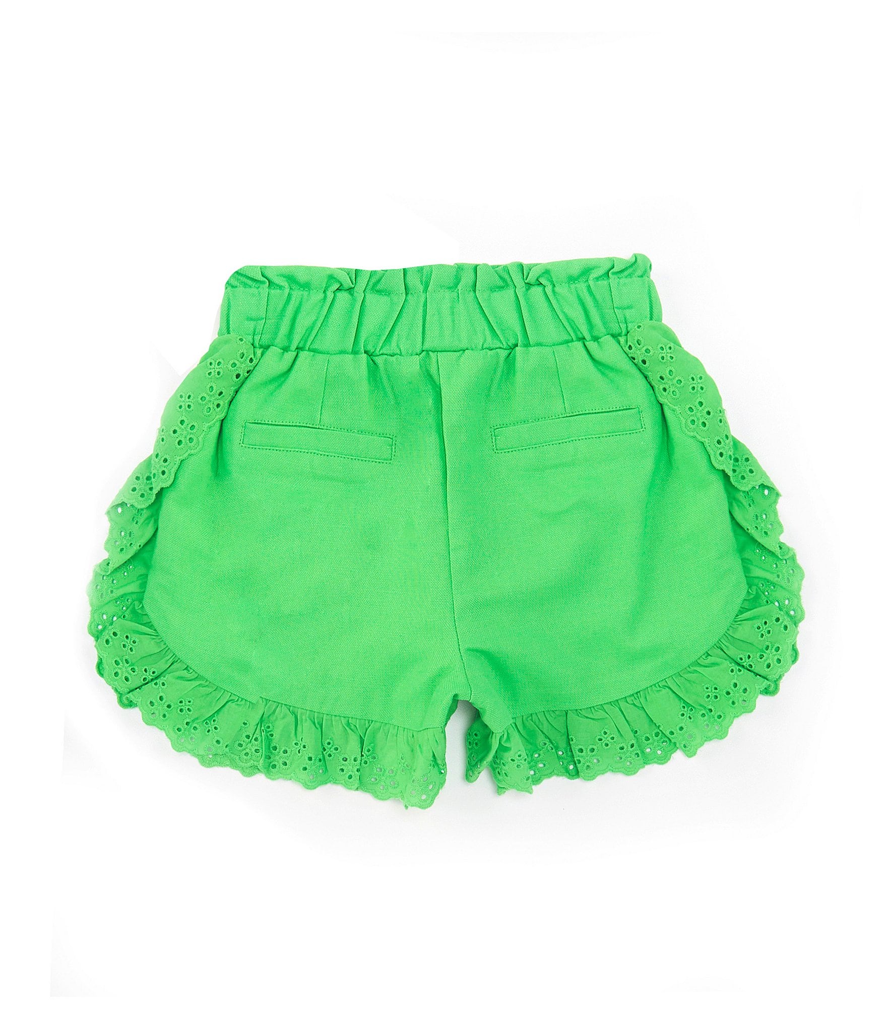 GB Little Girls 2T-6X Mid Rise Eyelet Short