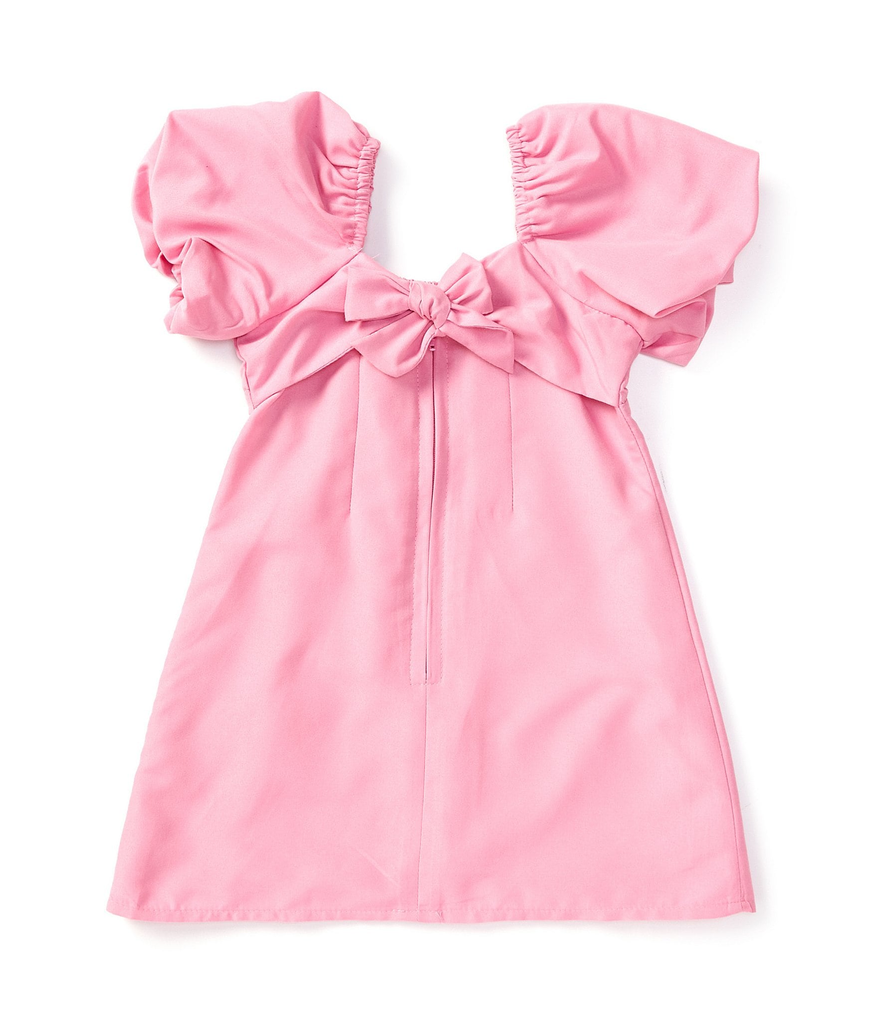 GB Little Girls 2T-6X Puff-Sleeve Empire Waist Dress