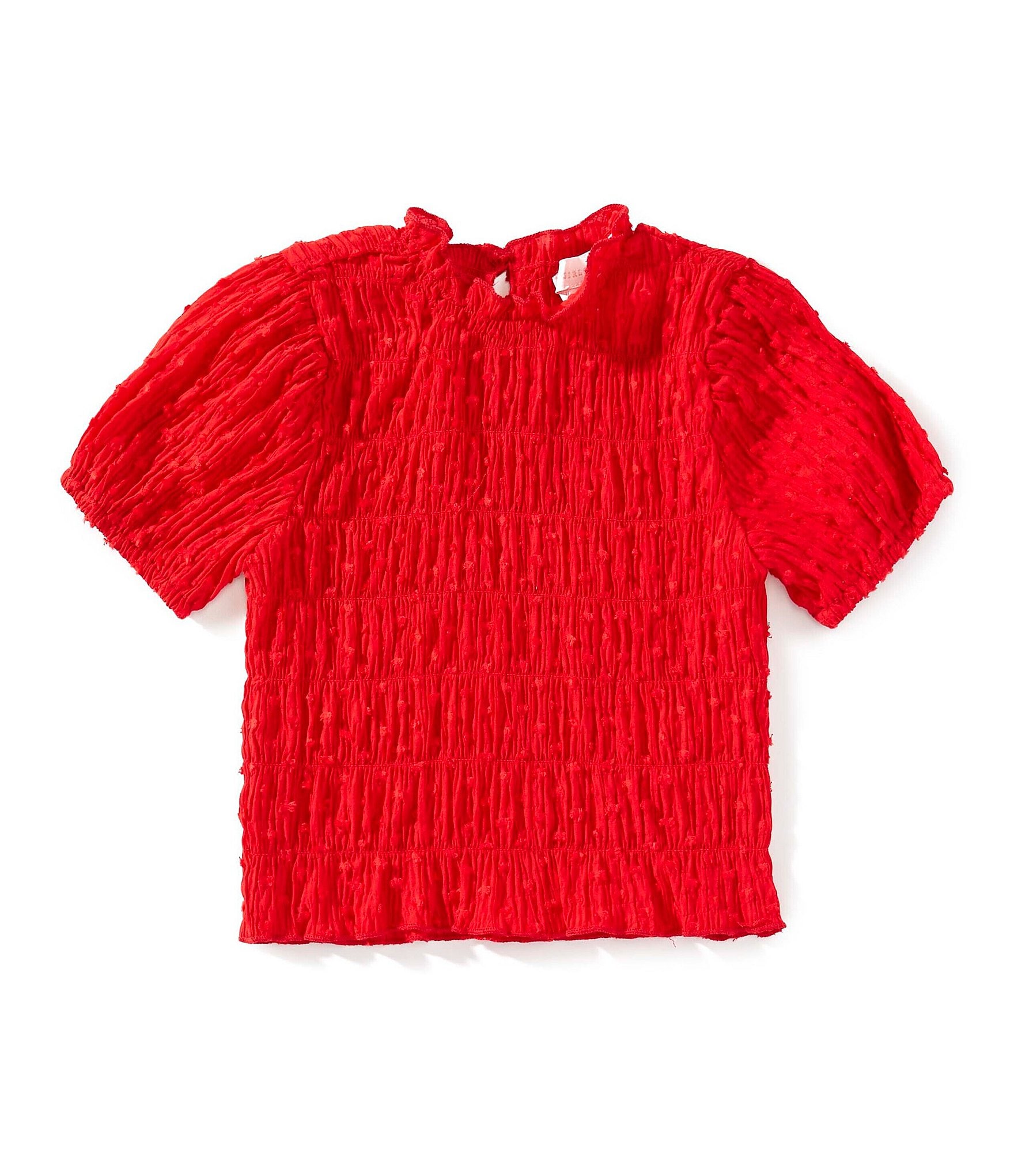 GB Little Girls Sydney Scrunch Short Sleeve Top