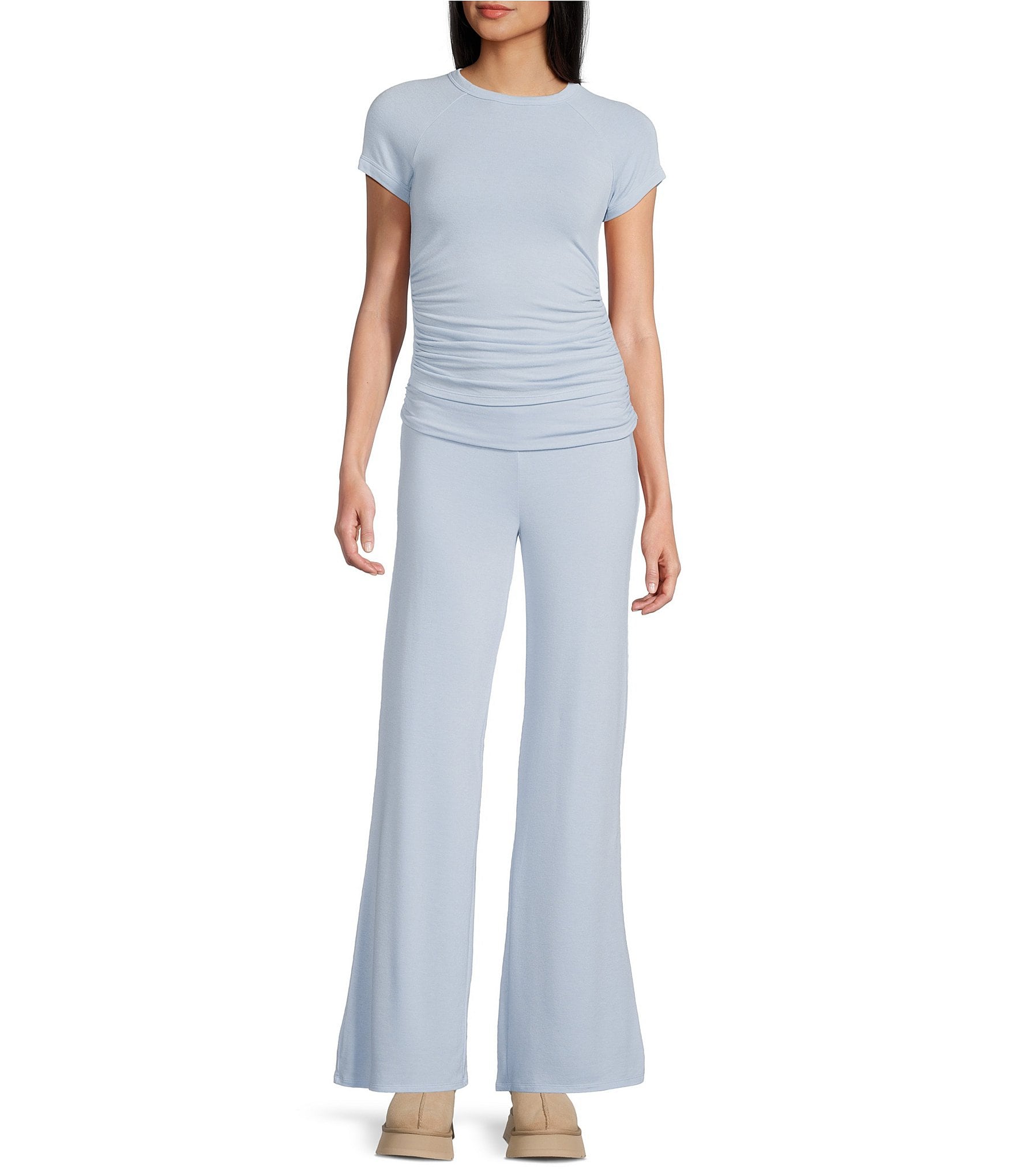 GB Ruched Side Cap Sleeve T-Shirt