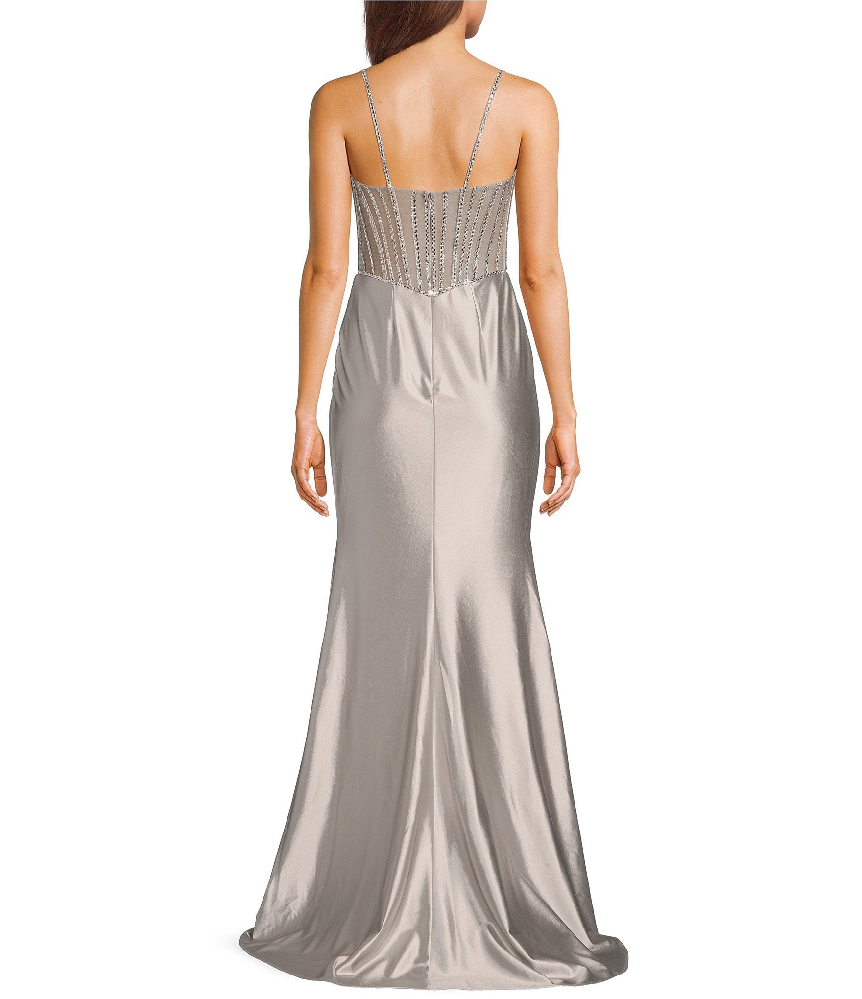 GB Social Beaded Corset Dress