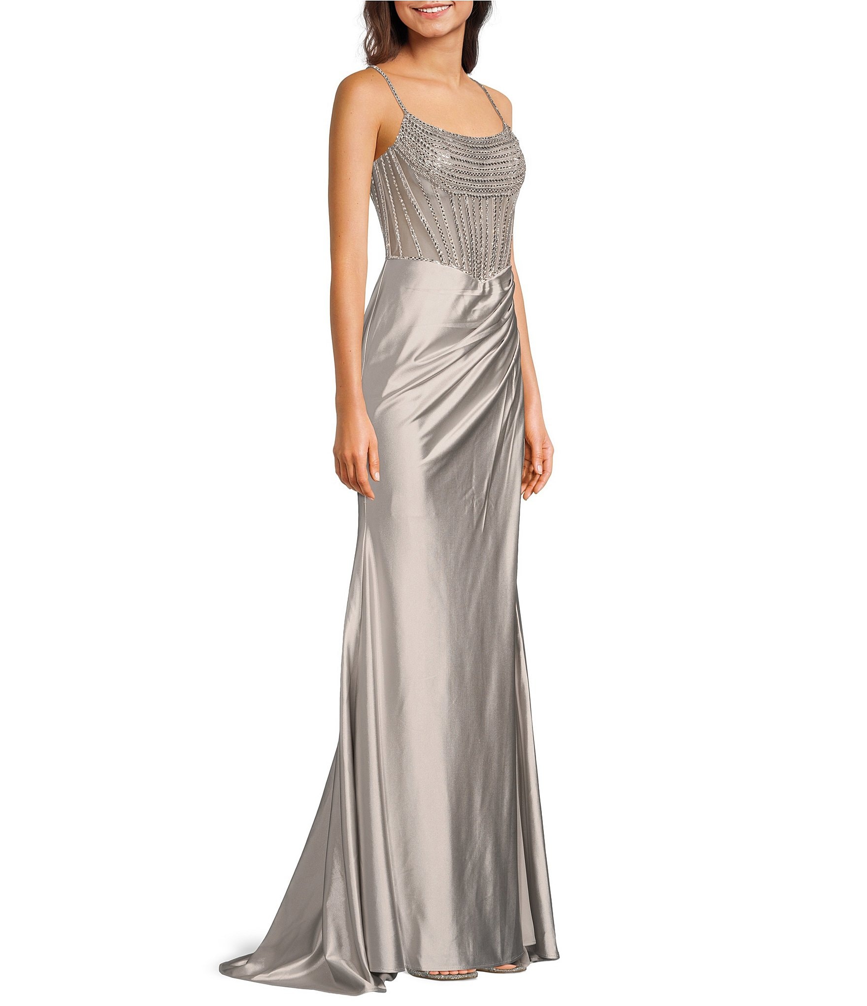 GB Social Beaded Corset Dress