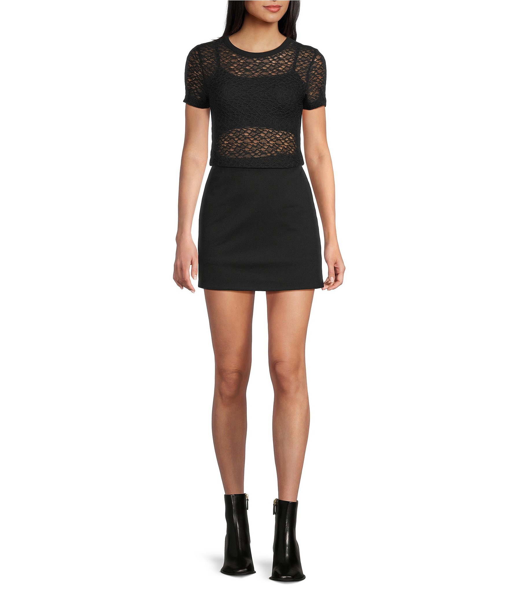 GB Solid Knit Mini Skort