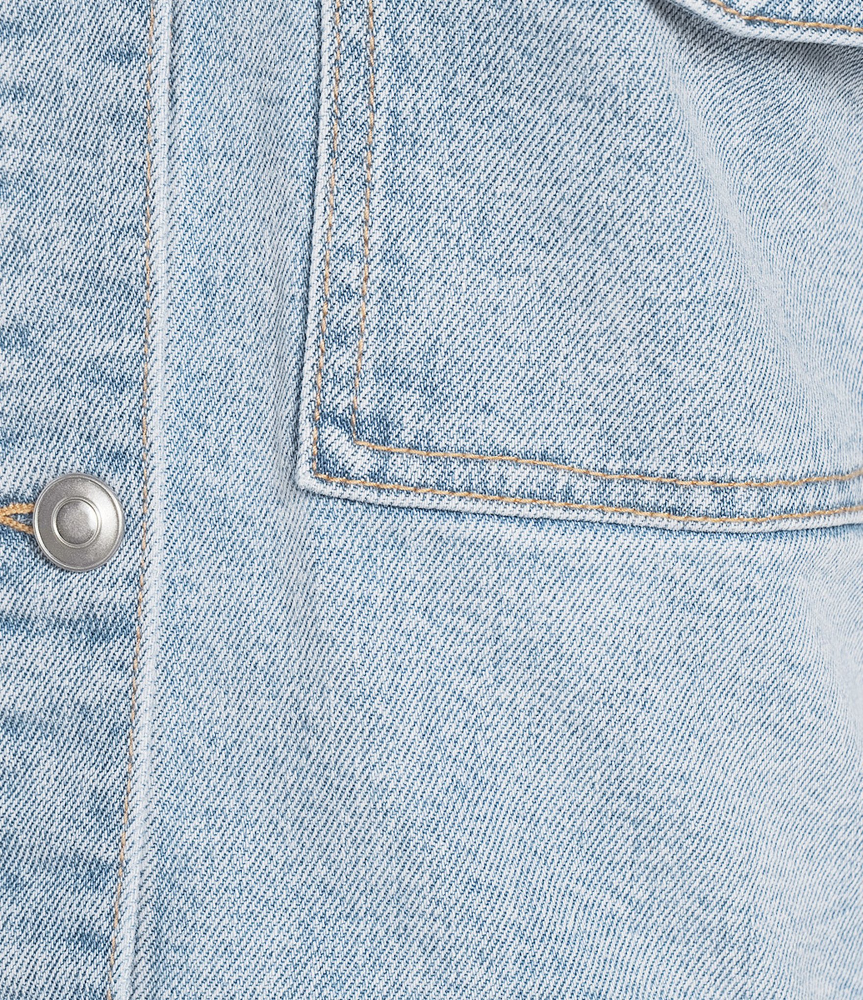 GB Suede Trim Coordinating Denim Jacket