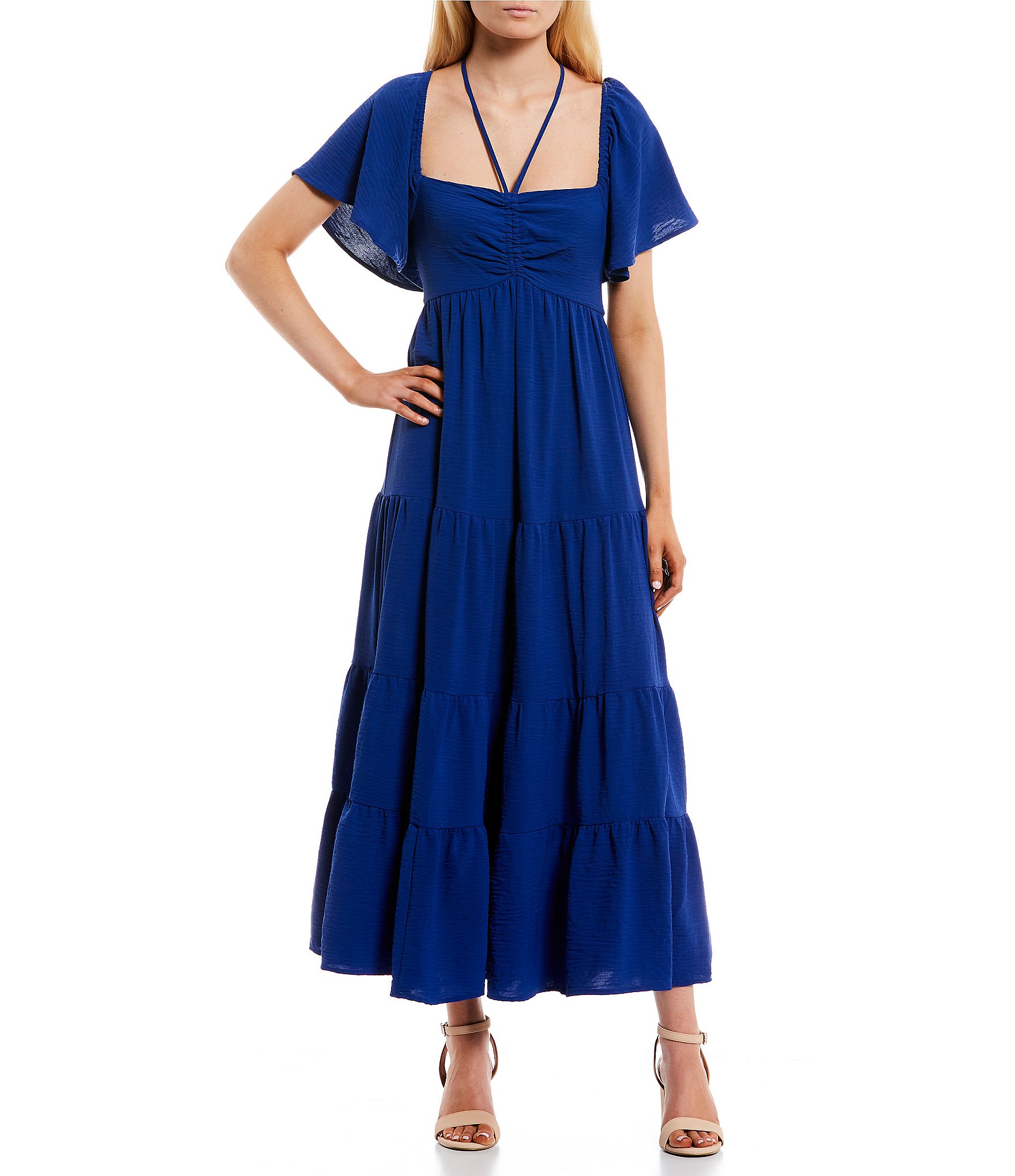 Blue Women's Maxi Dresses and Full-Length Dresses