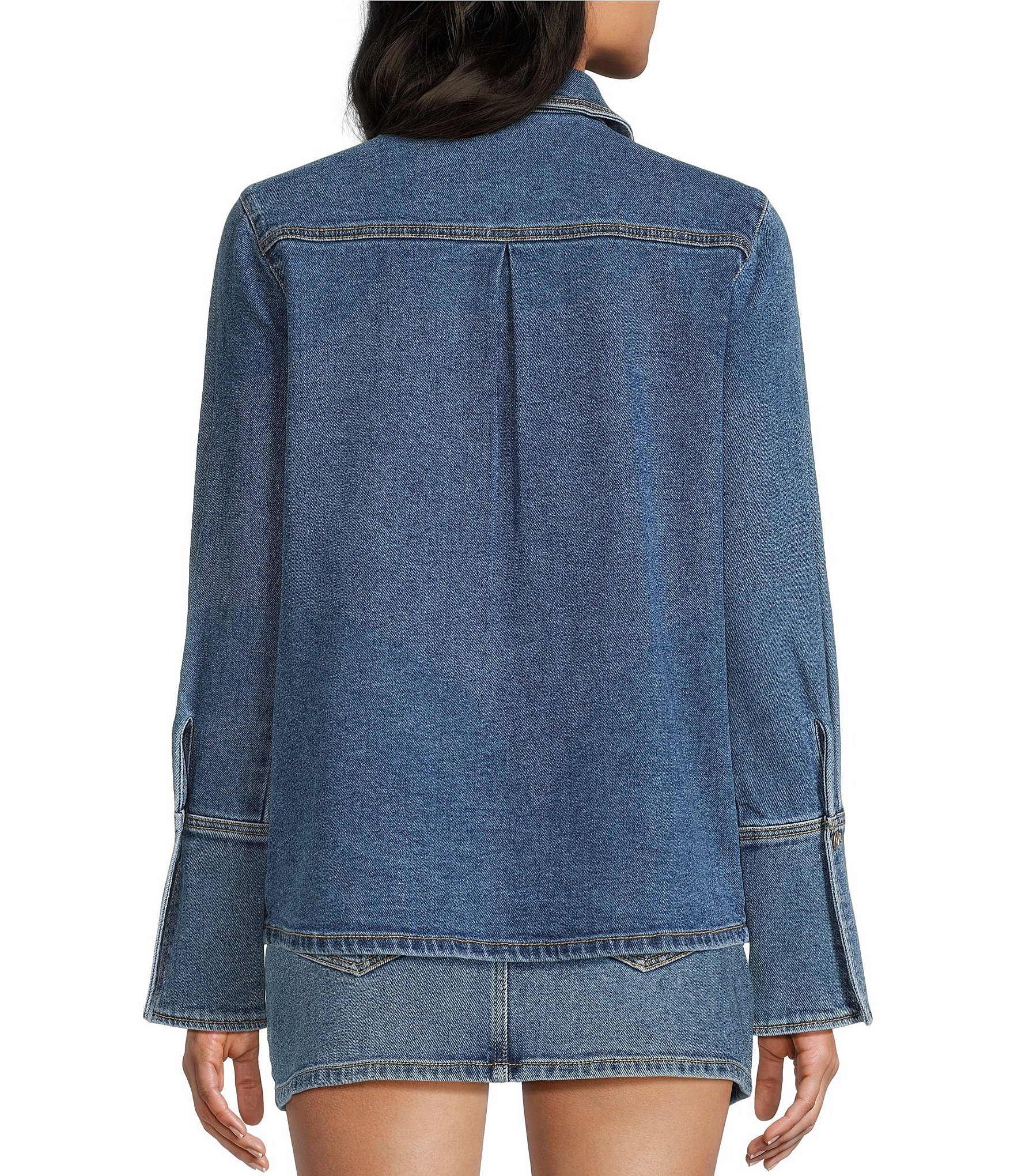 GB Western Denim Button Up Shirt