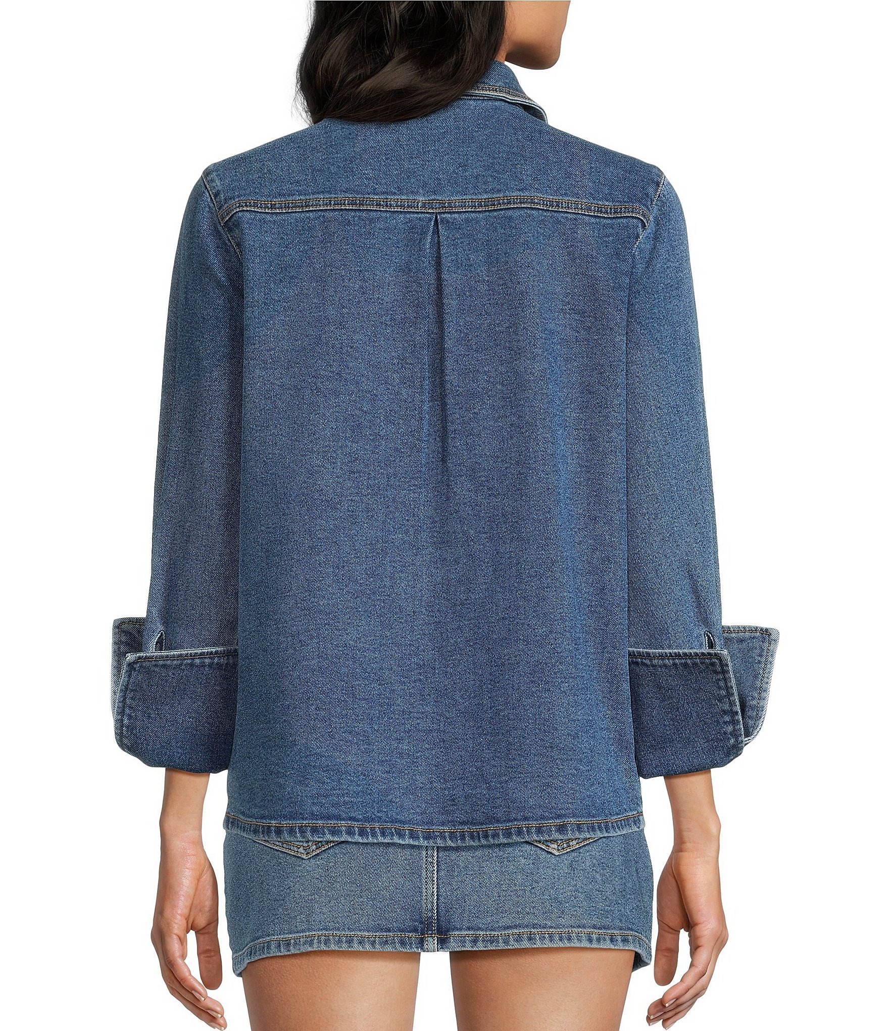 GB Western Denim Button Up Shirt