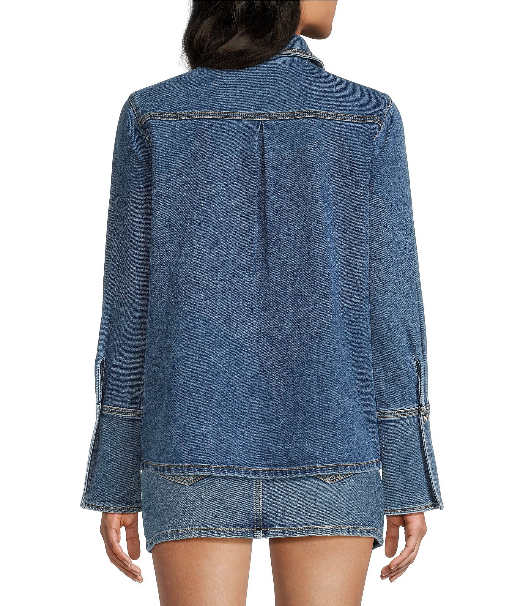 GB Western Denim Button Up Shirt