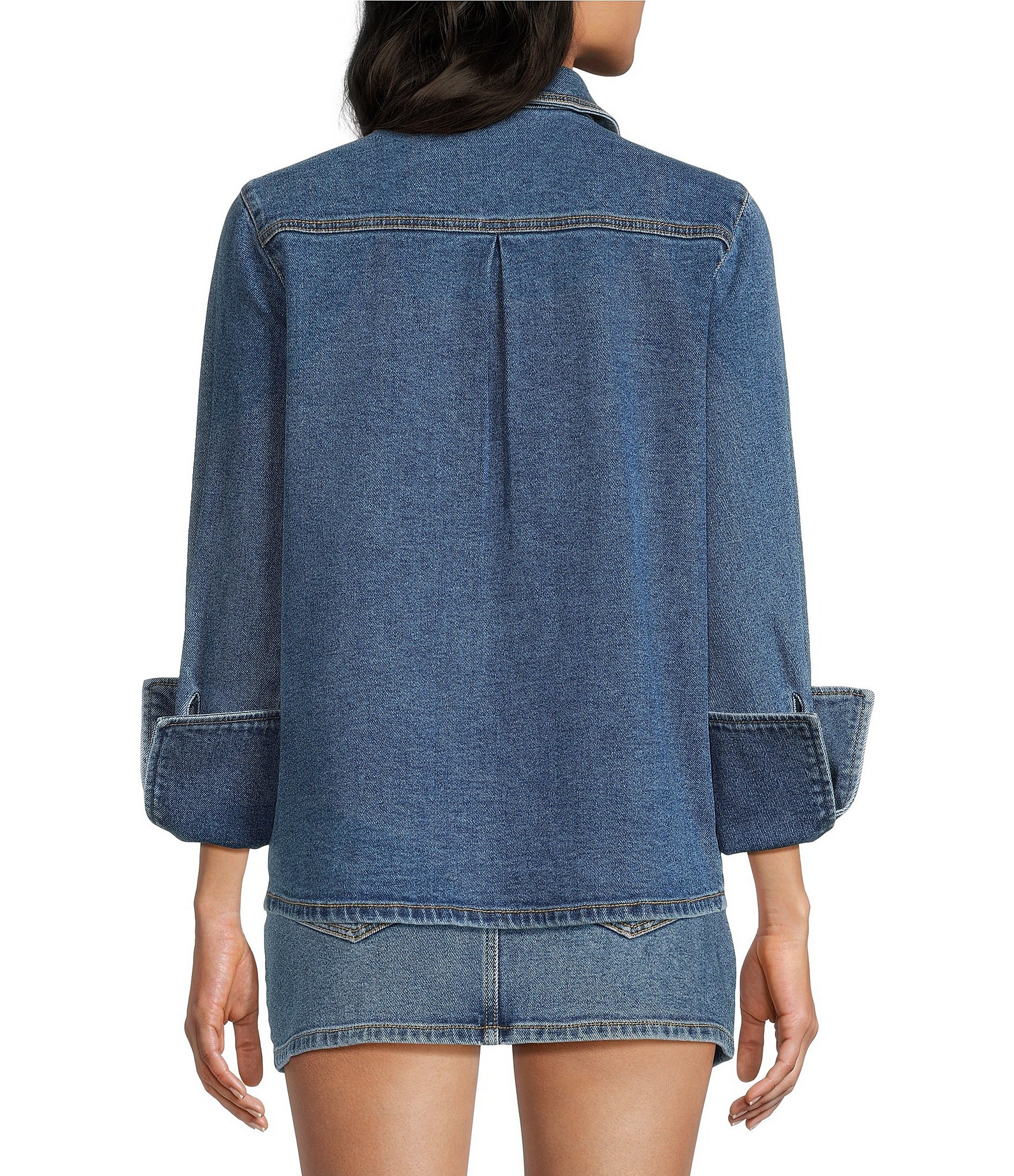 GB Western Denim Button Up Shirt