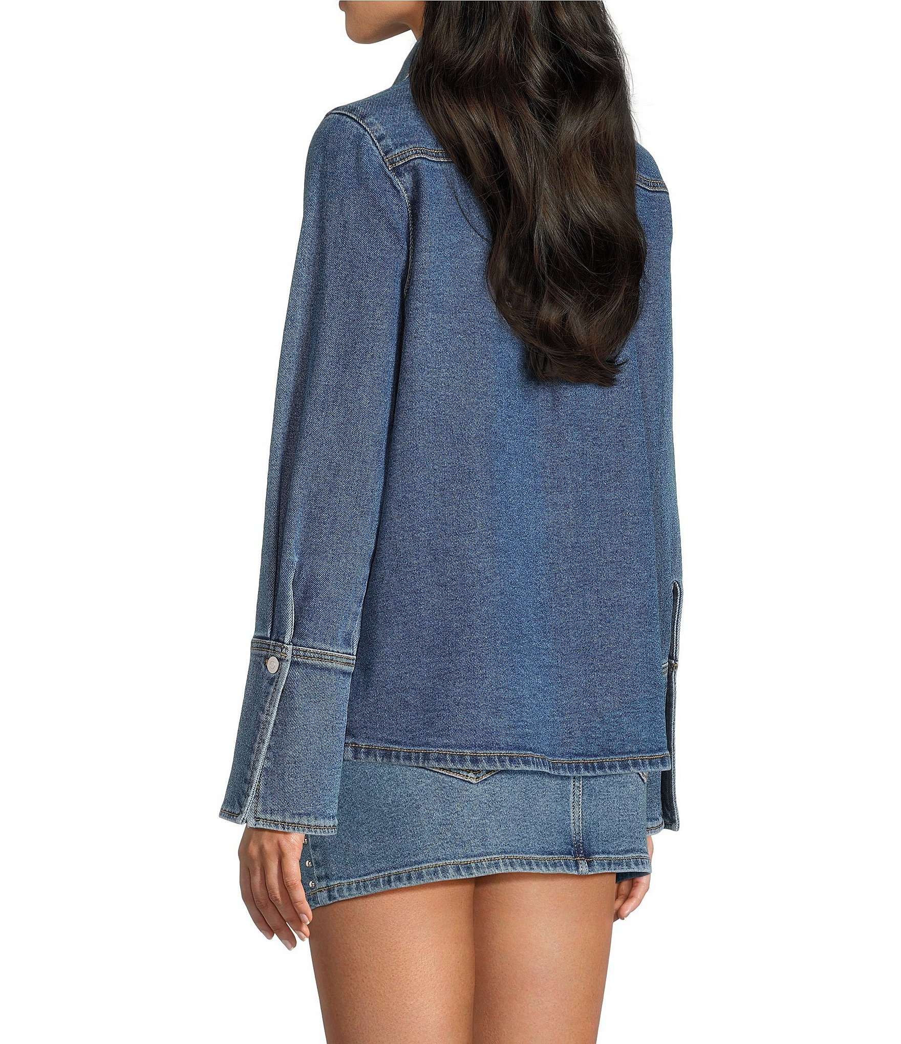 GB Western Denim Button Up Shirt