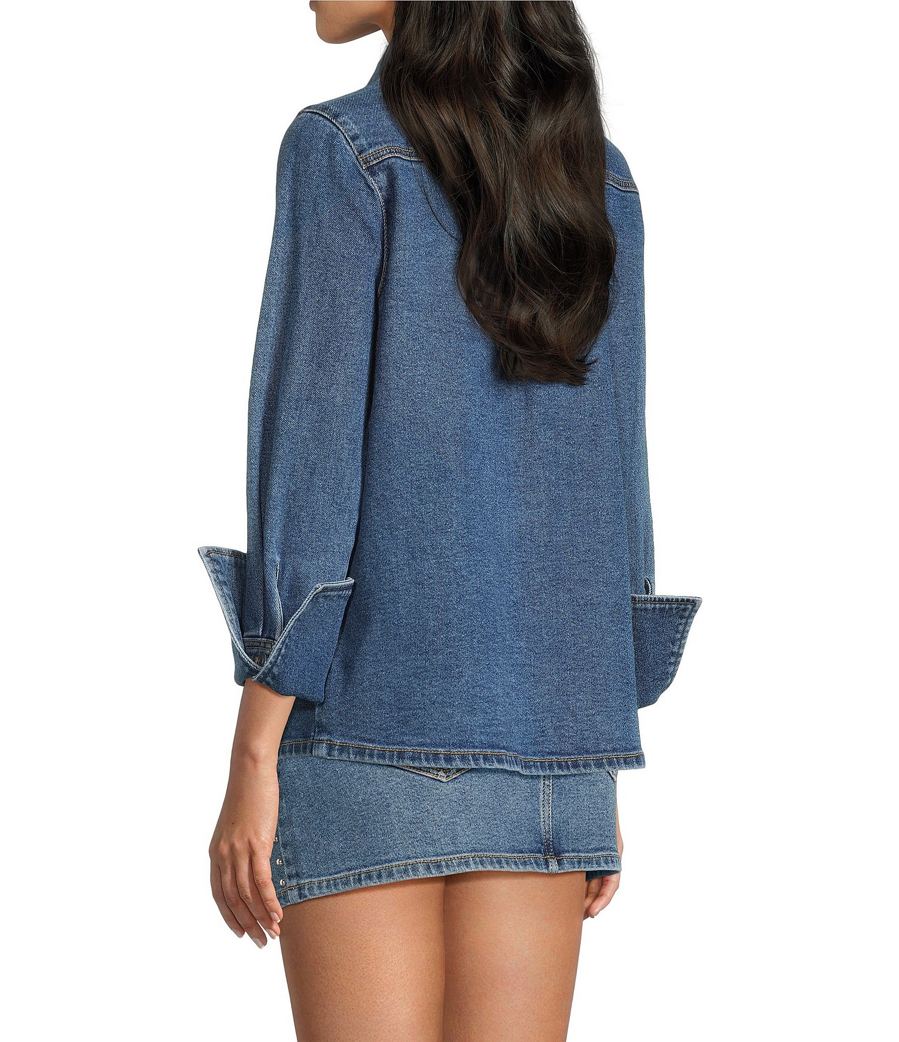 GB Western Denim Button Up Shirt