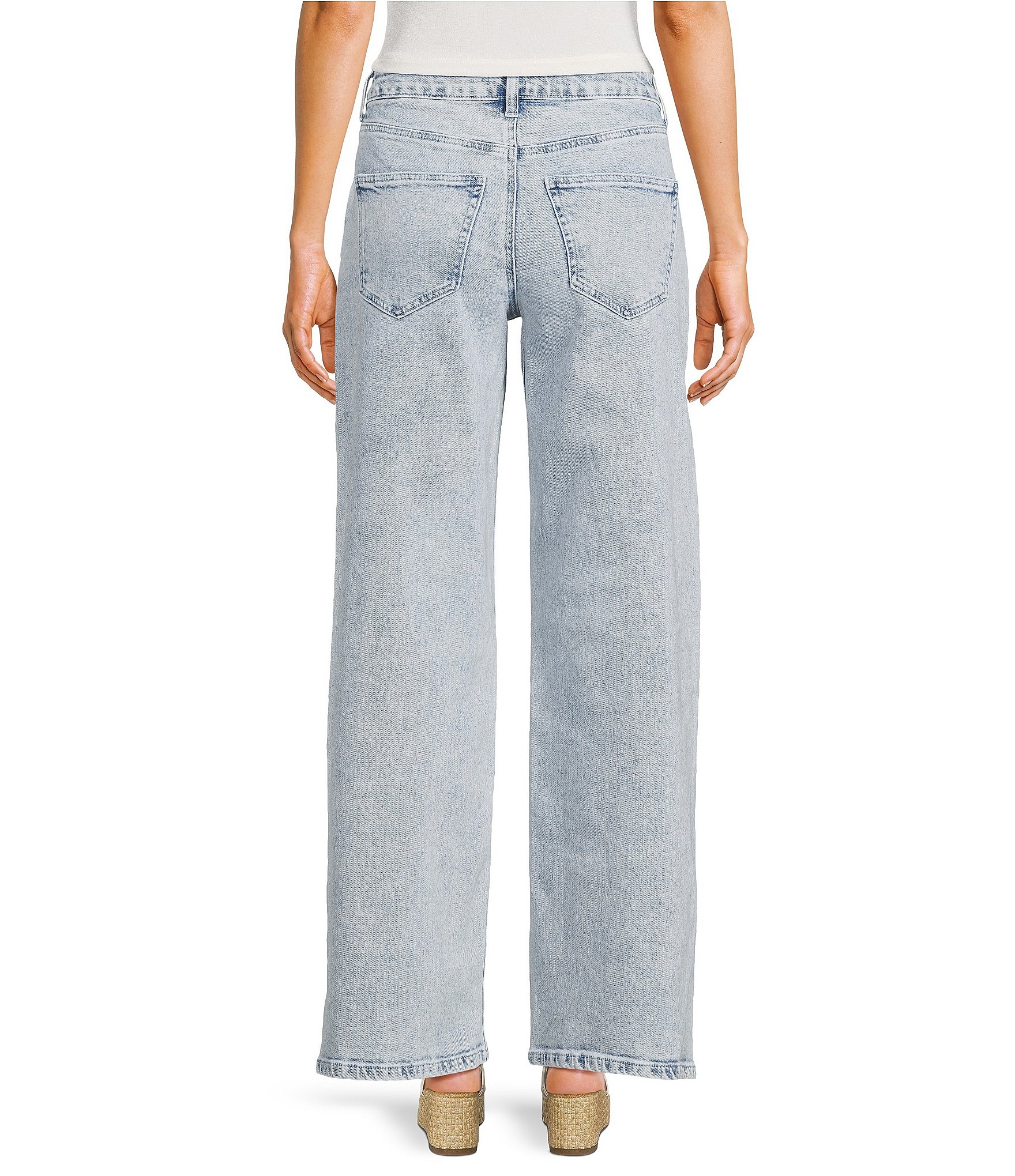 GB Wide Leg Denim Pants