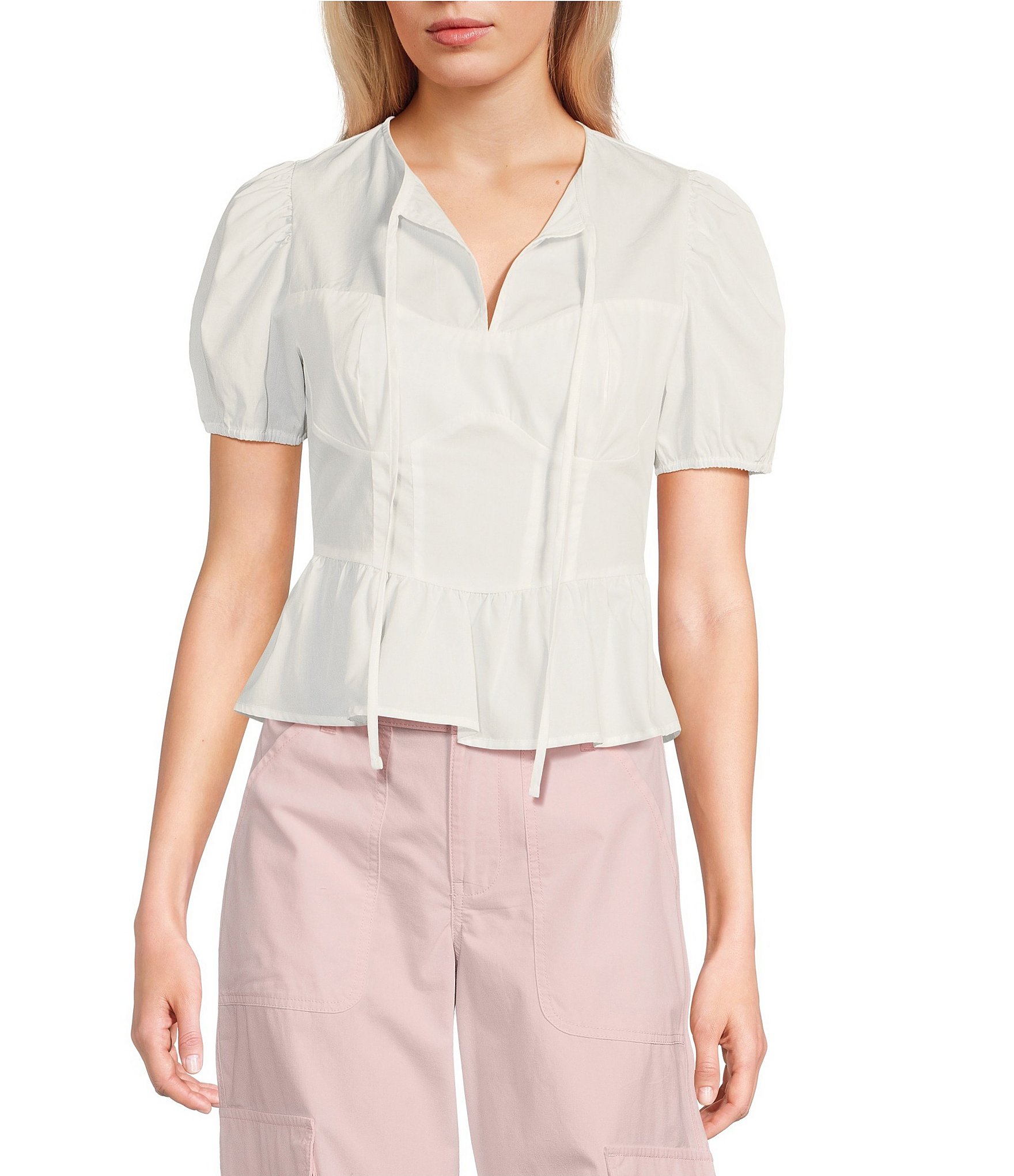The Collins Peplum Top