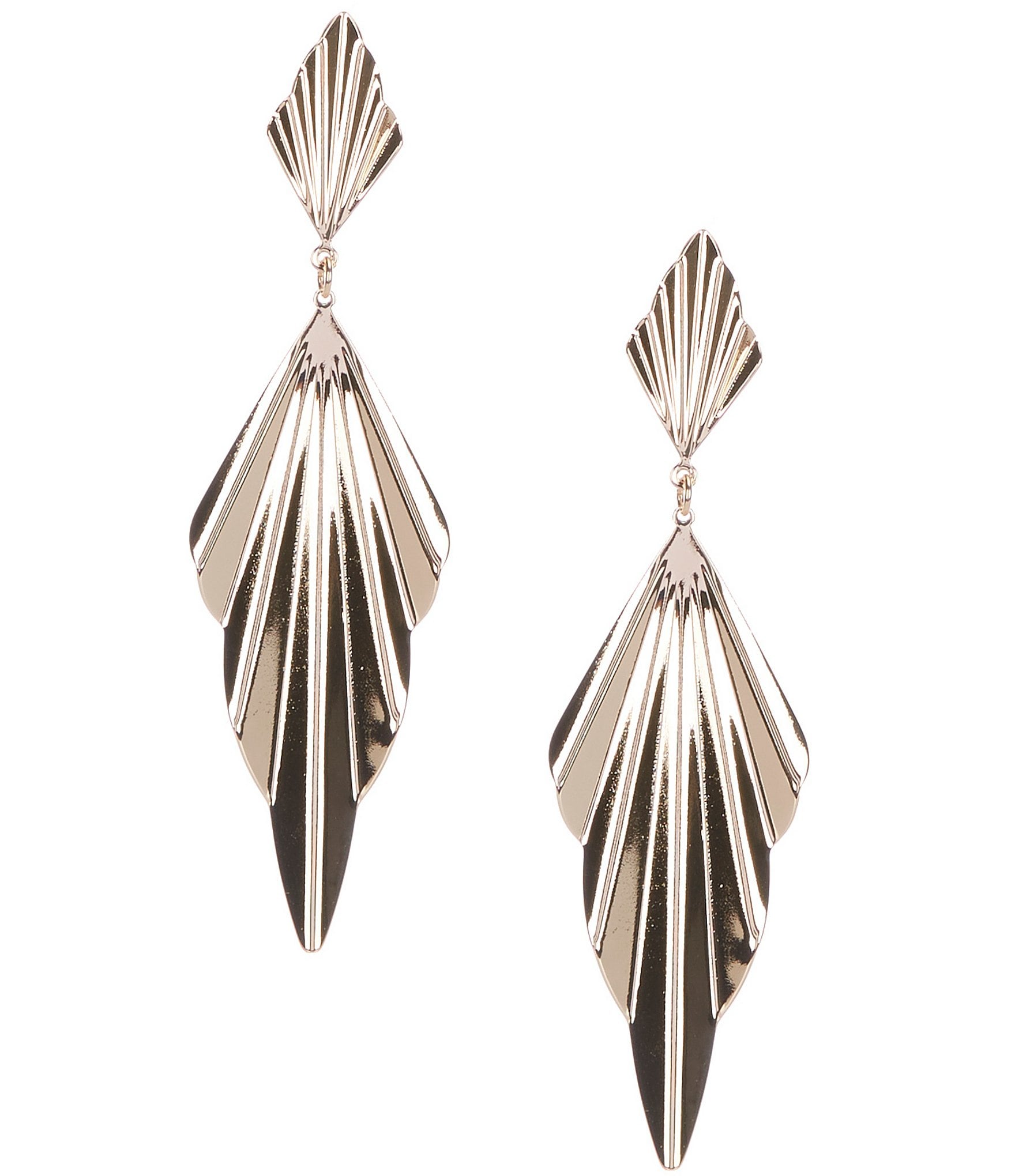 Gemma Layne Fan Linear Earrings