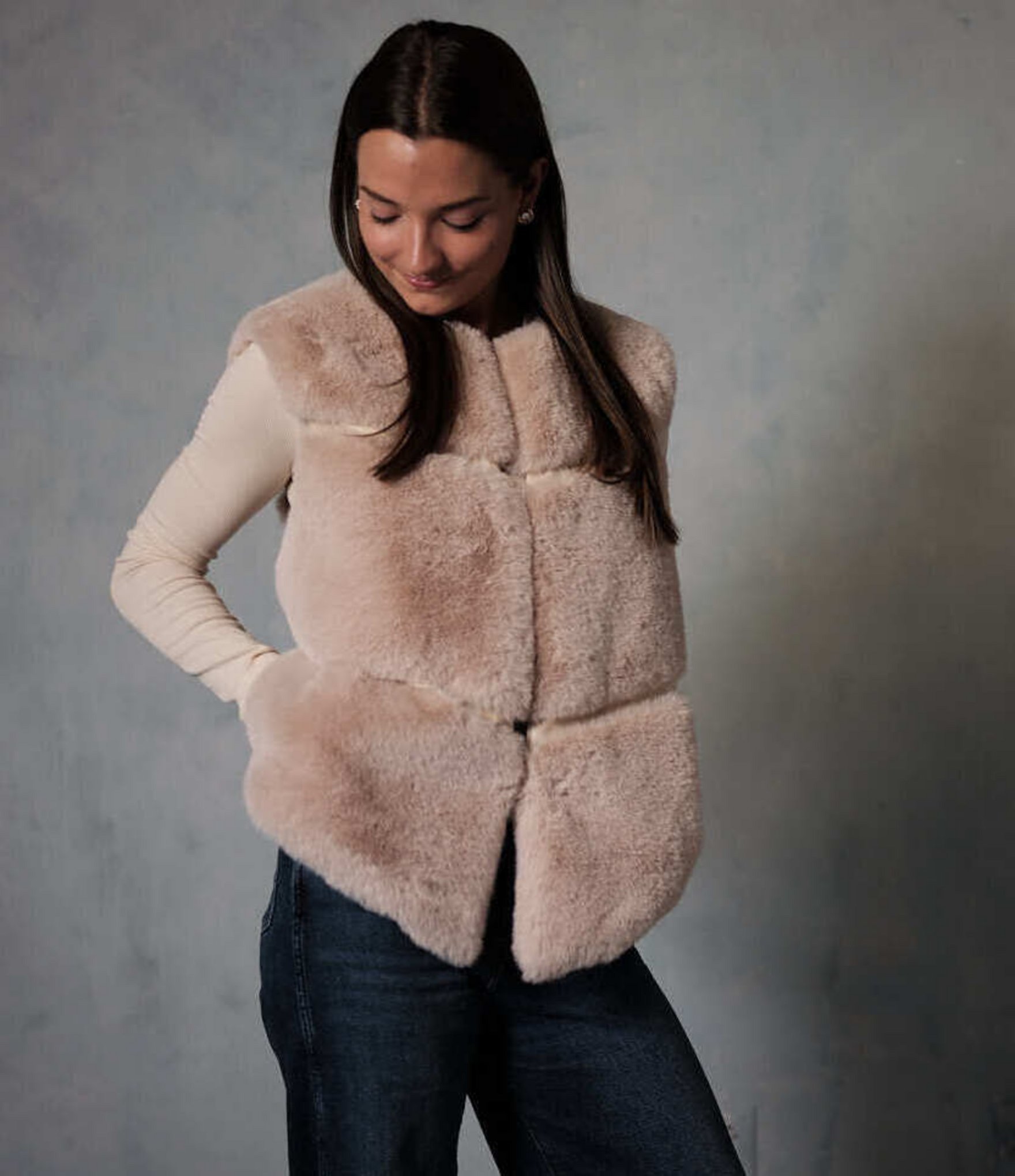 Gemma Layne Faux Fur Vest