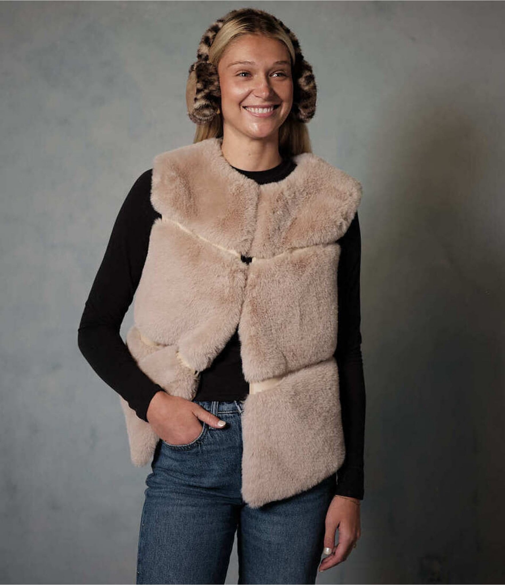 Gemma Layne Faux Fur Vest