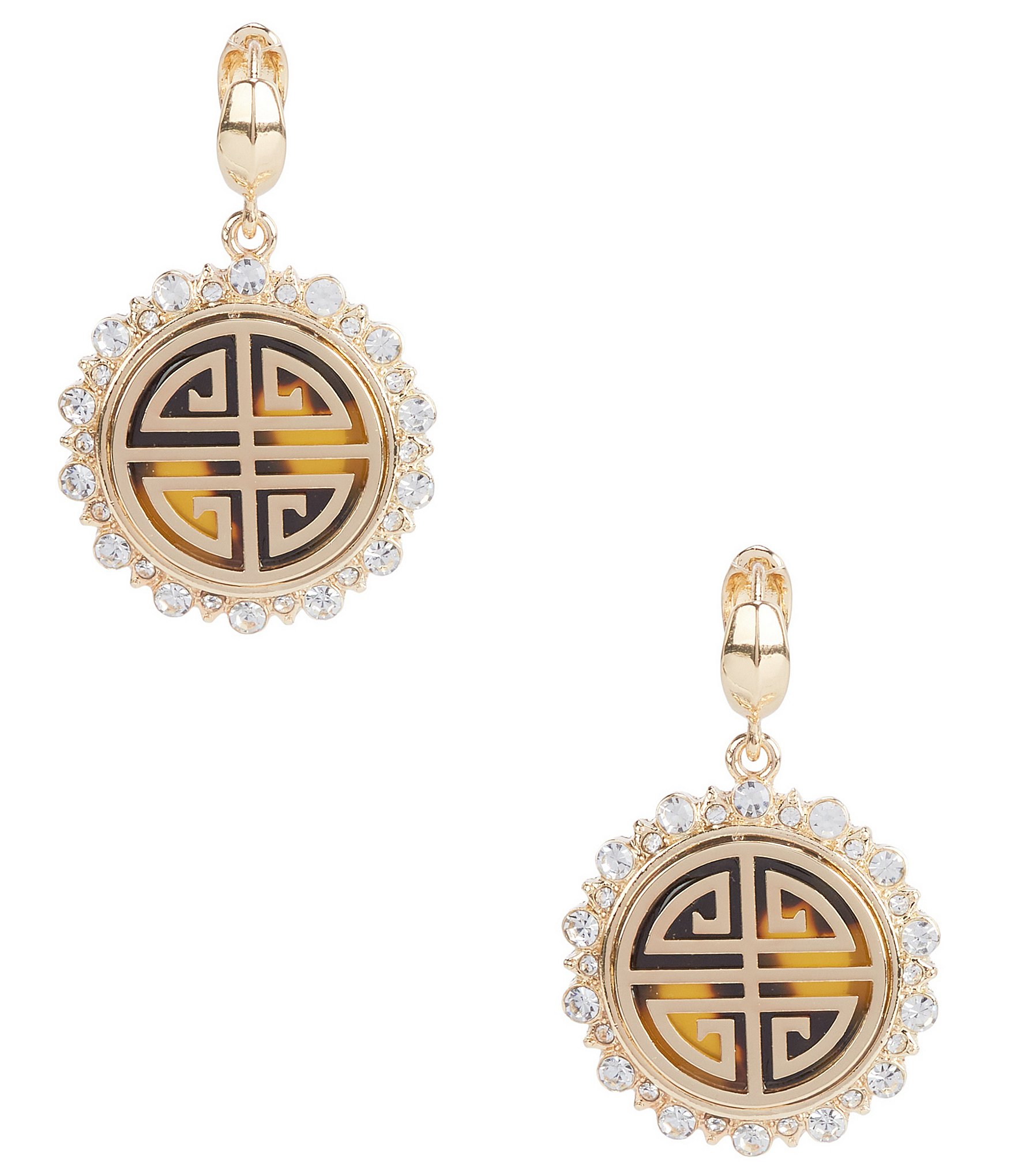 Gemma Layne Geo Huggie Hoop Earrings
