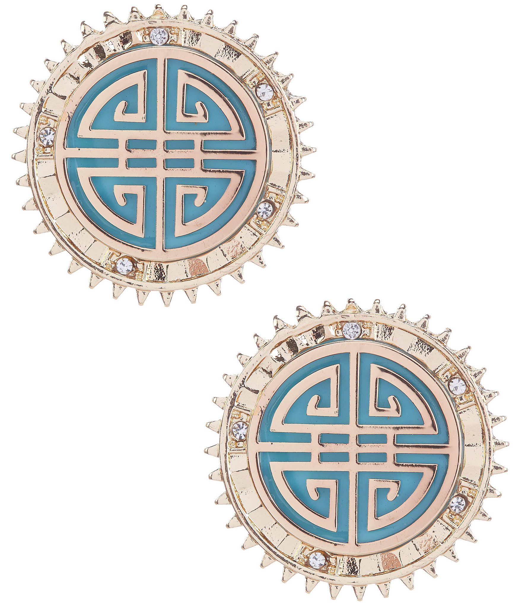 Gemma Layne Geo Stud Earrings