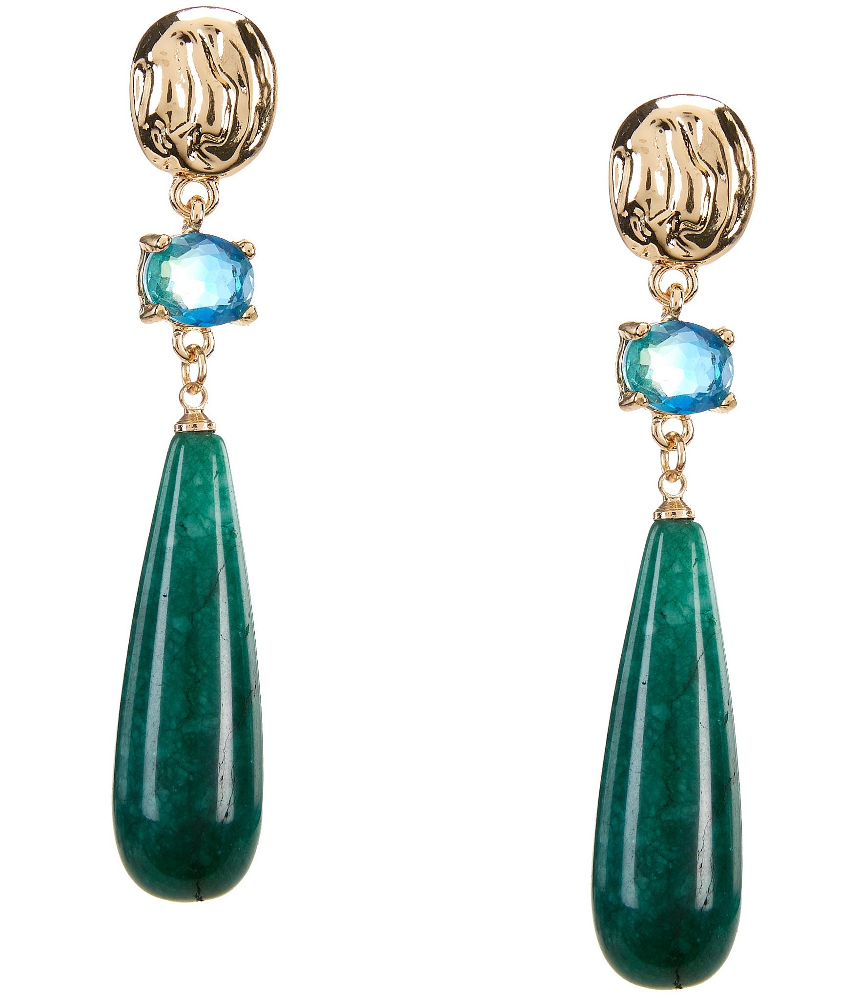 Gemma Layne Semi Precious Stone Drop Earrings
