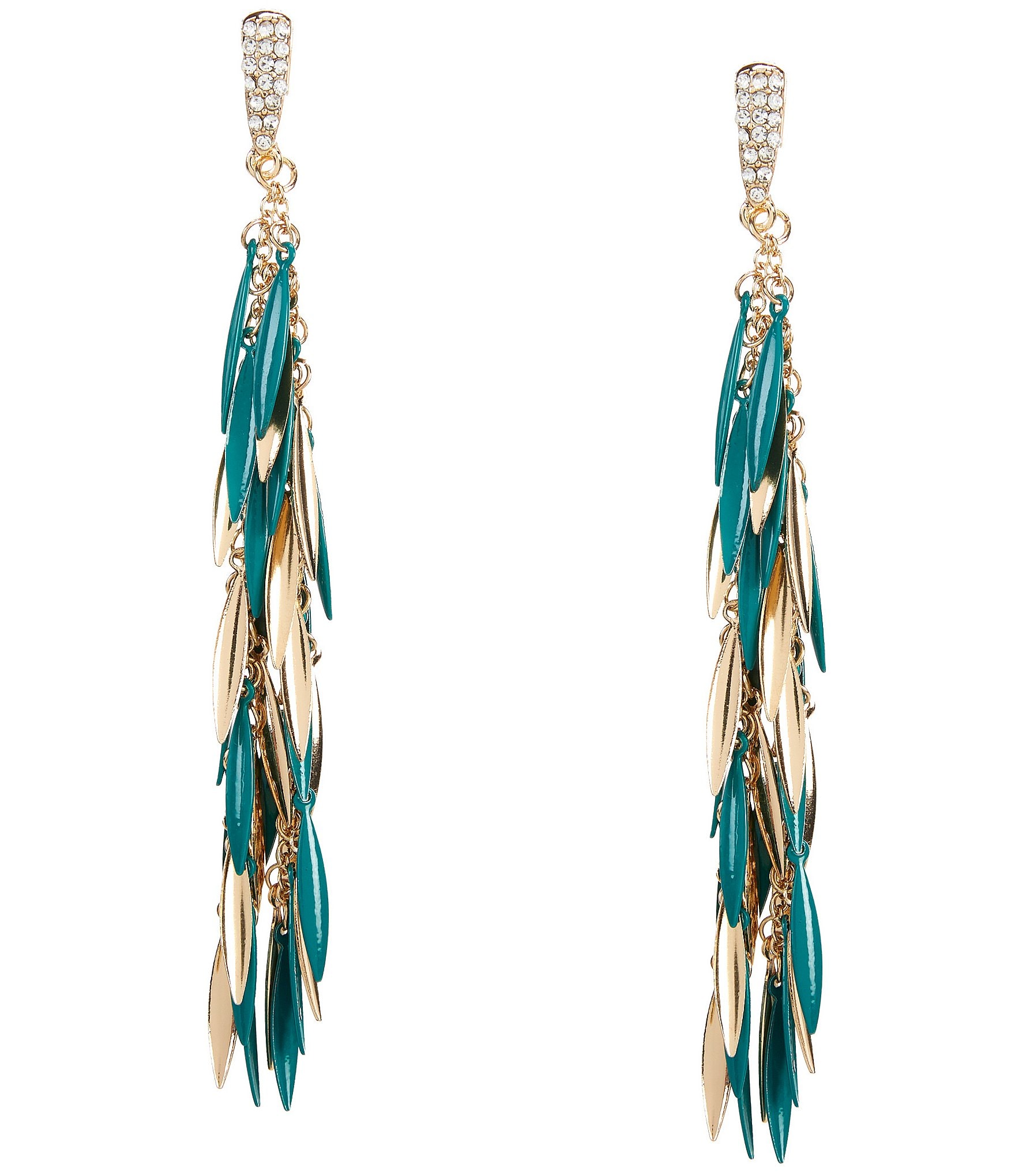 Gemma Layne Statement Stick Tassel Earrings
