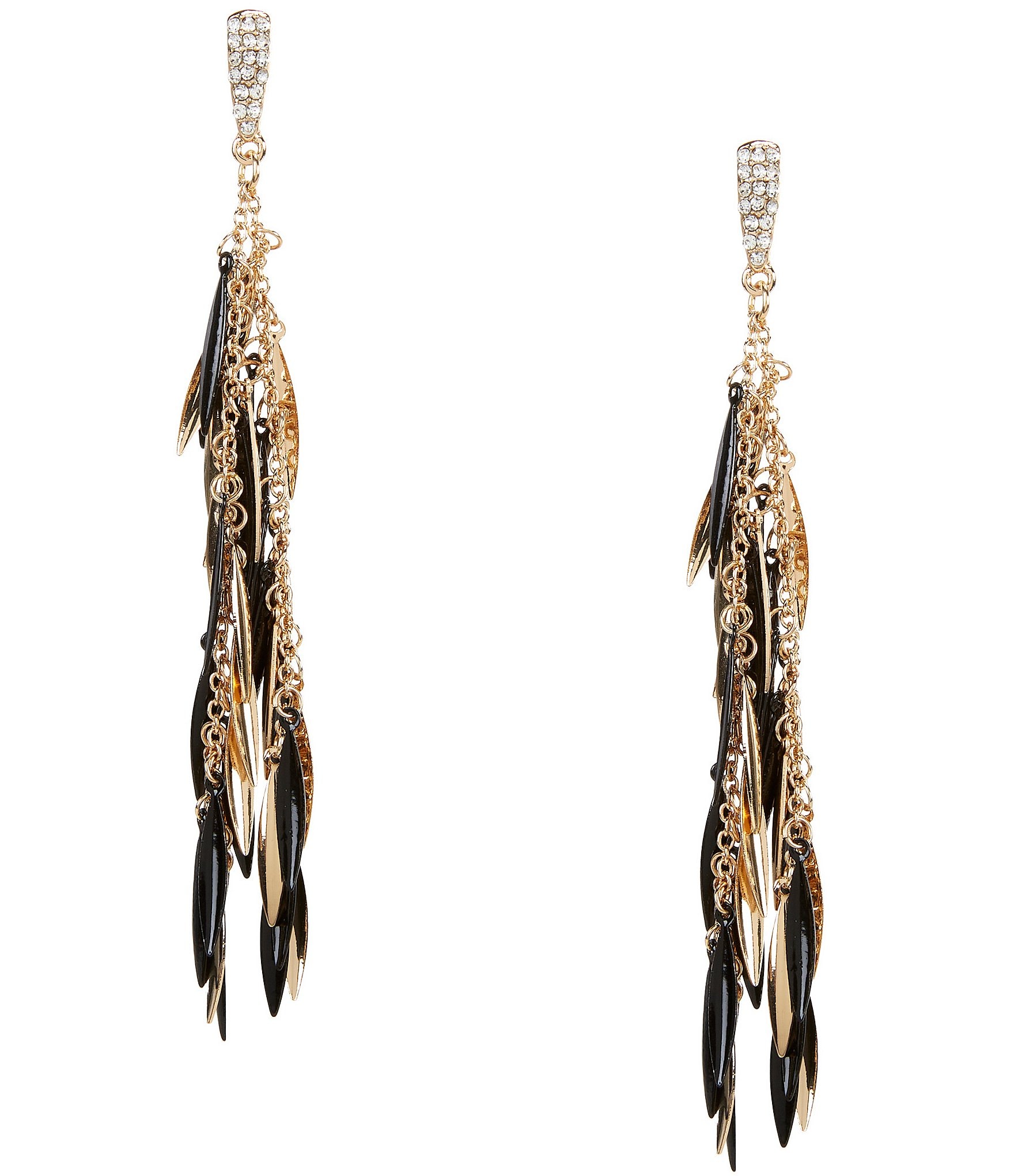 Gemma Layne Statement Stick Tassel Earrings