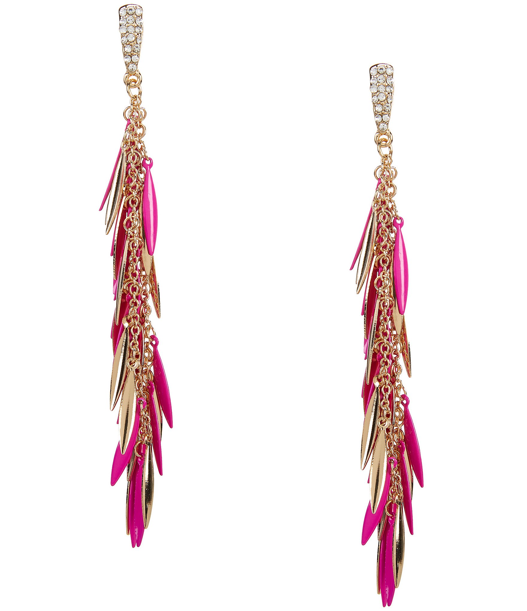 Gemma Layne Statement Stick Tassel Earrings