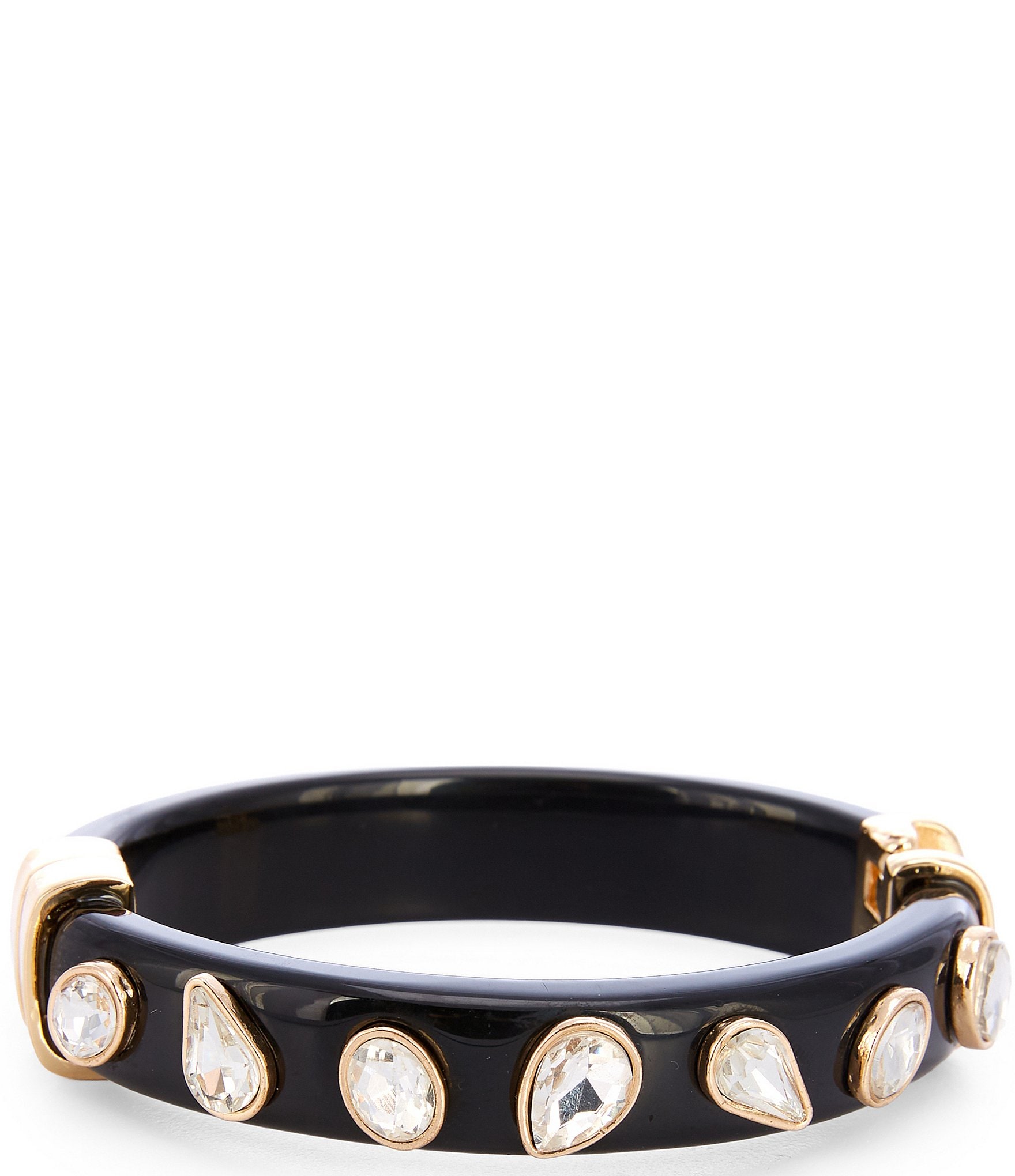 Gemma Layne Stone Accented Resin Cuff Bracelet