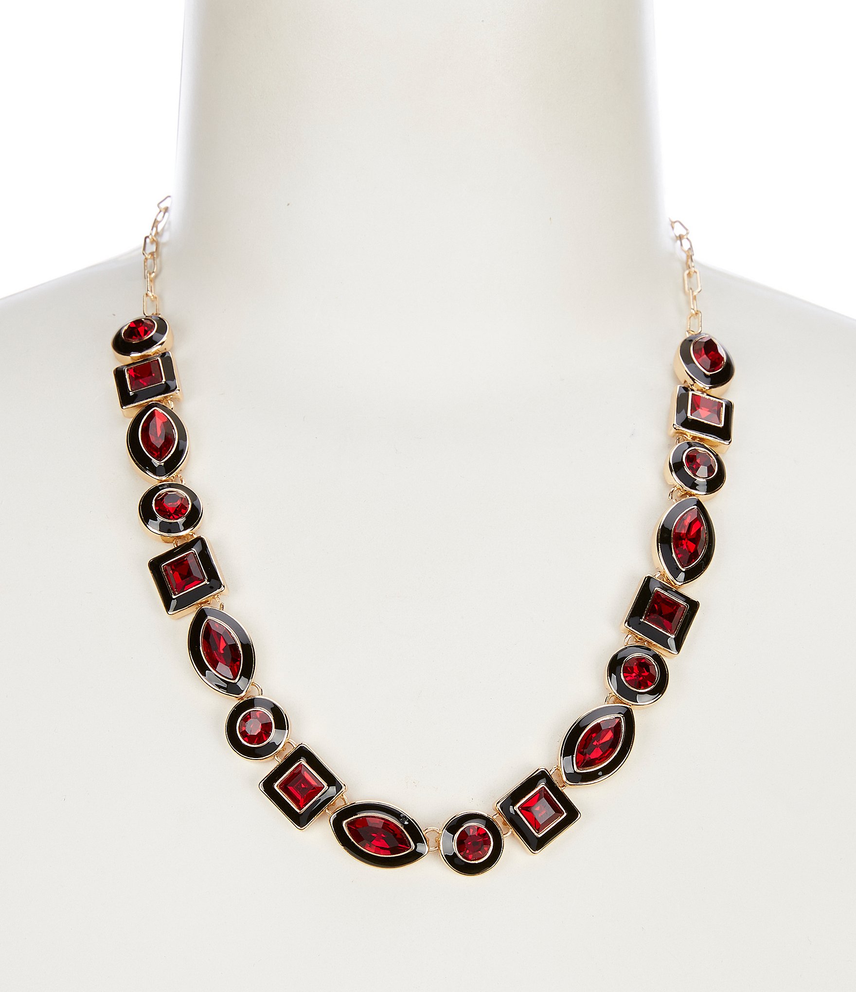 Gemma Layne Stone Inset Collar Necklace