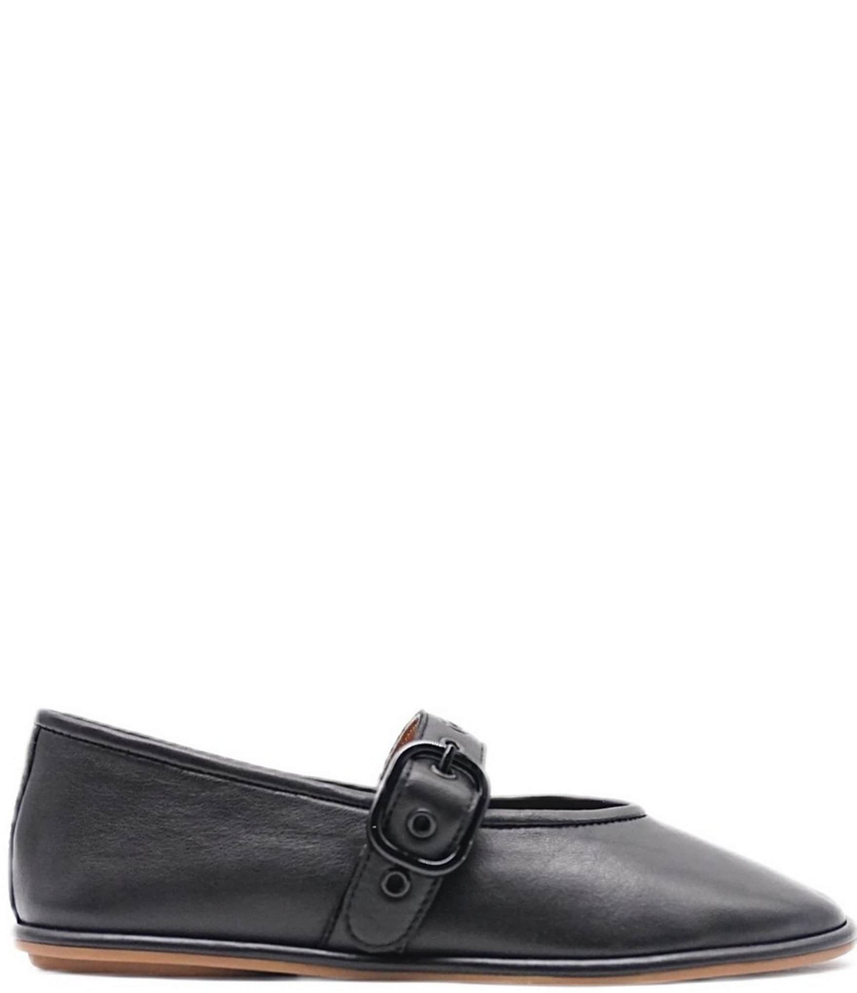 Gentle Souls Lunar Leather Mary Jane Ballet Flats