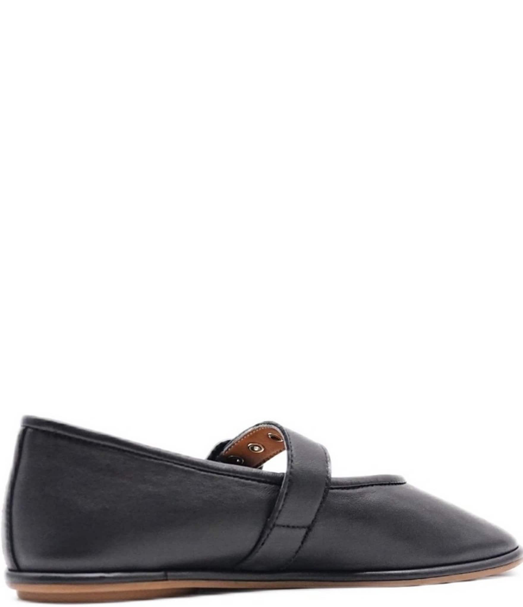 Gentle Souls Lunar Leather Mary Jane Ballet Flats