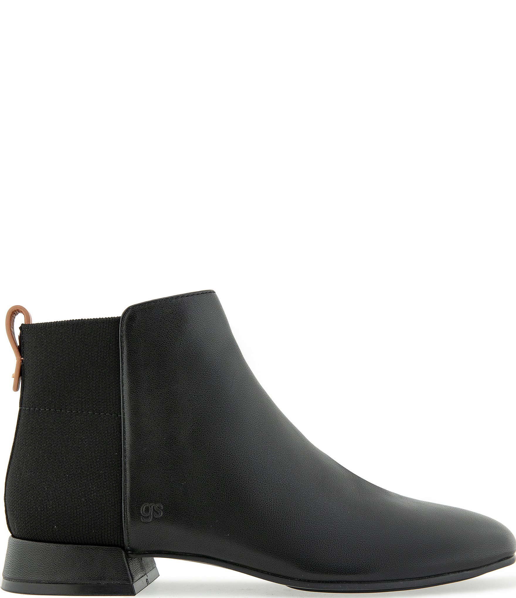 Gentle Souls Port Leather Gored Ankle Booties