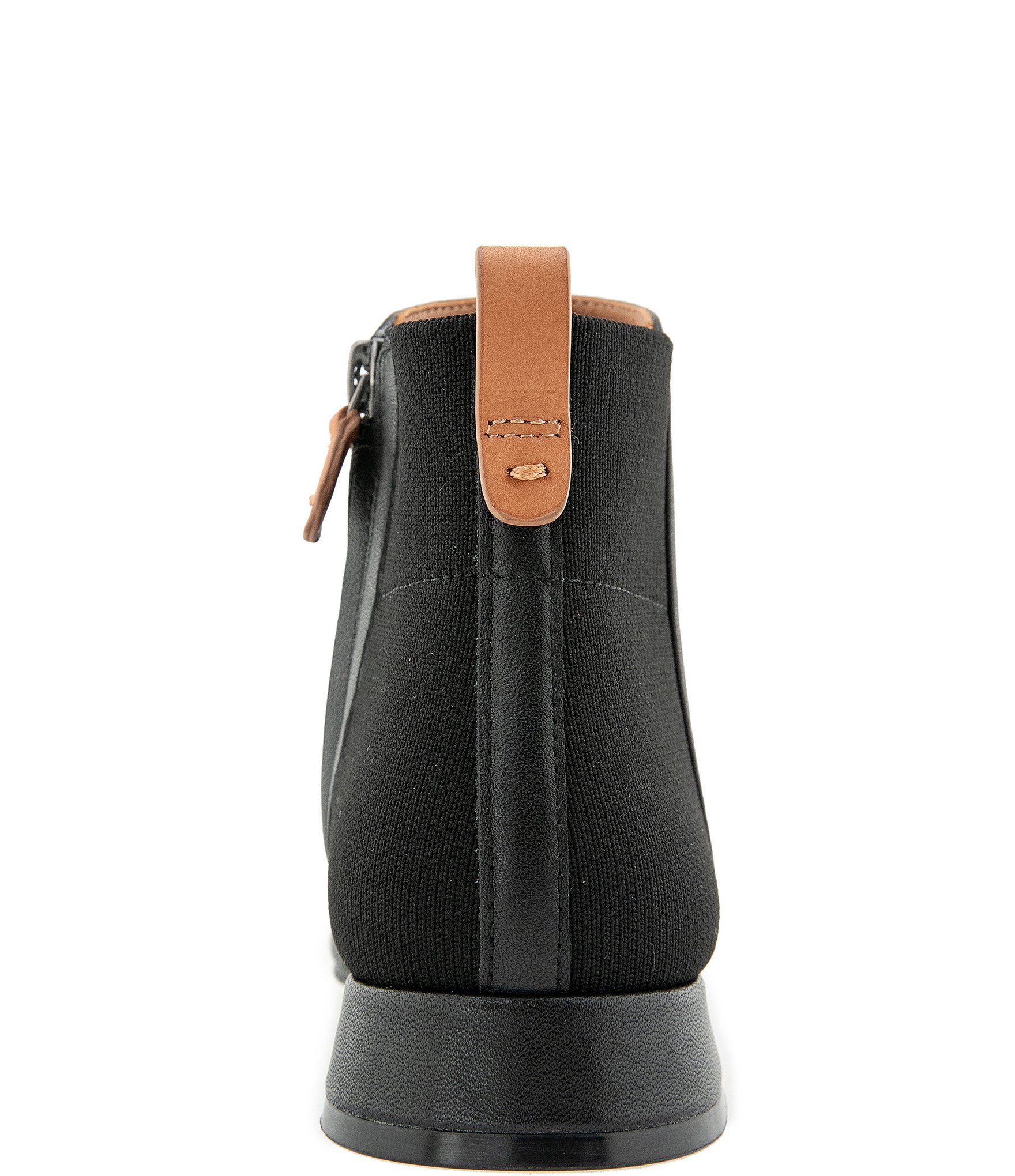 Gentle Souls Port Leather Gored Ankle Booties
