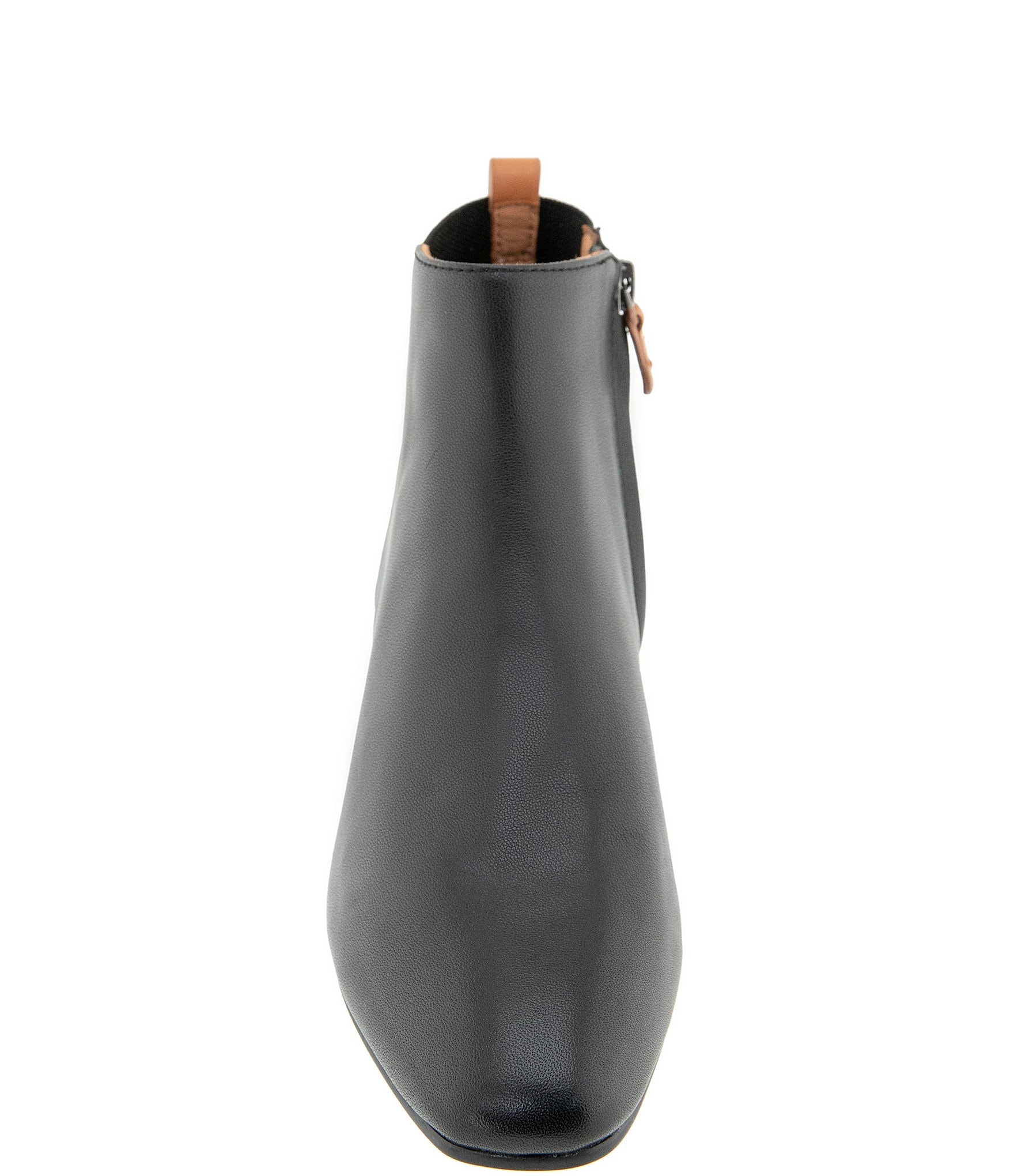 Gentle Souls Port Leather Gored Ankle Booties