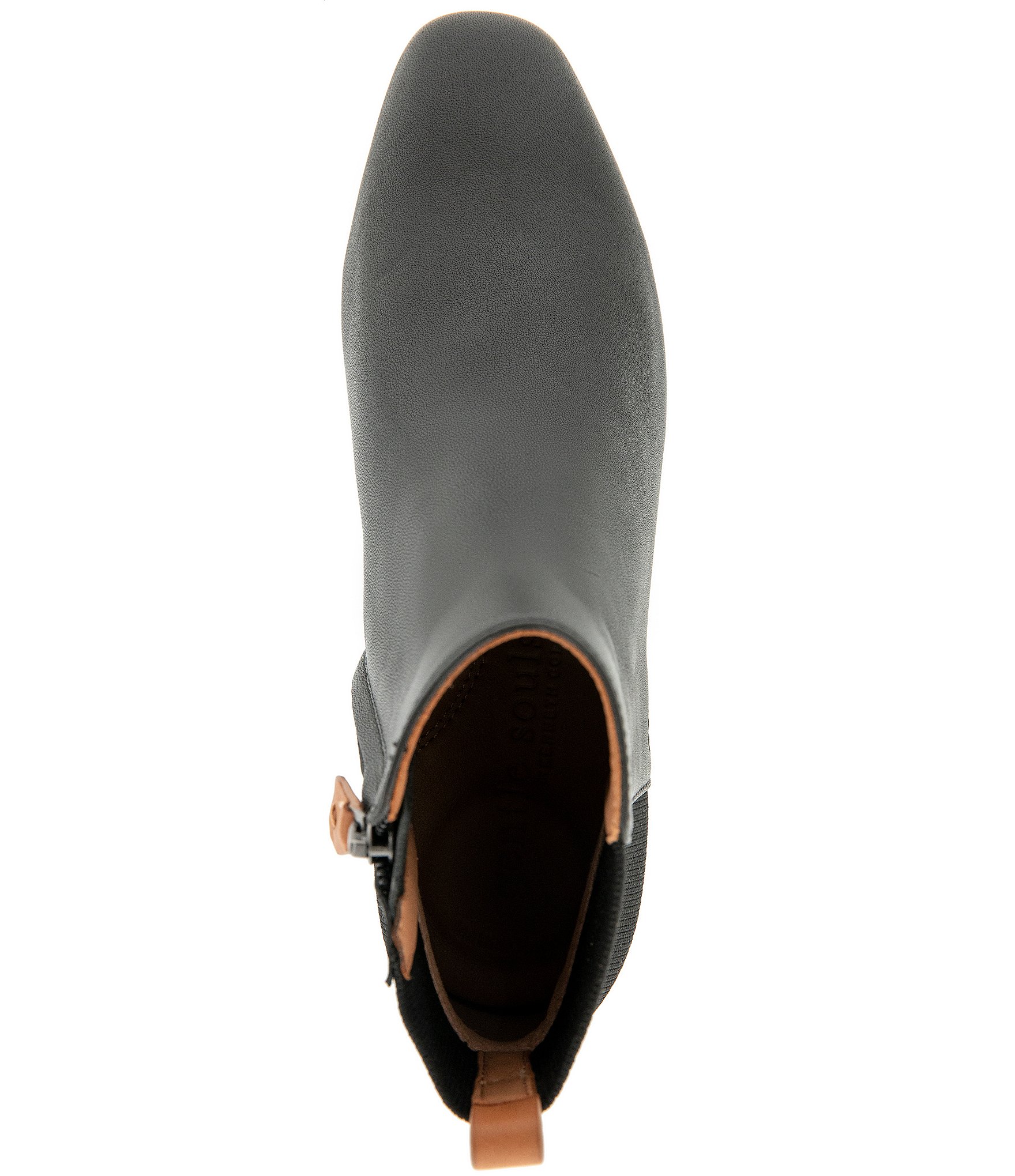 Gentle Souls Port Leather Gored Ankle Booties