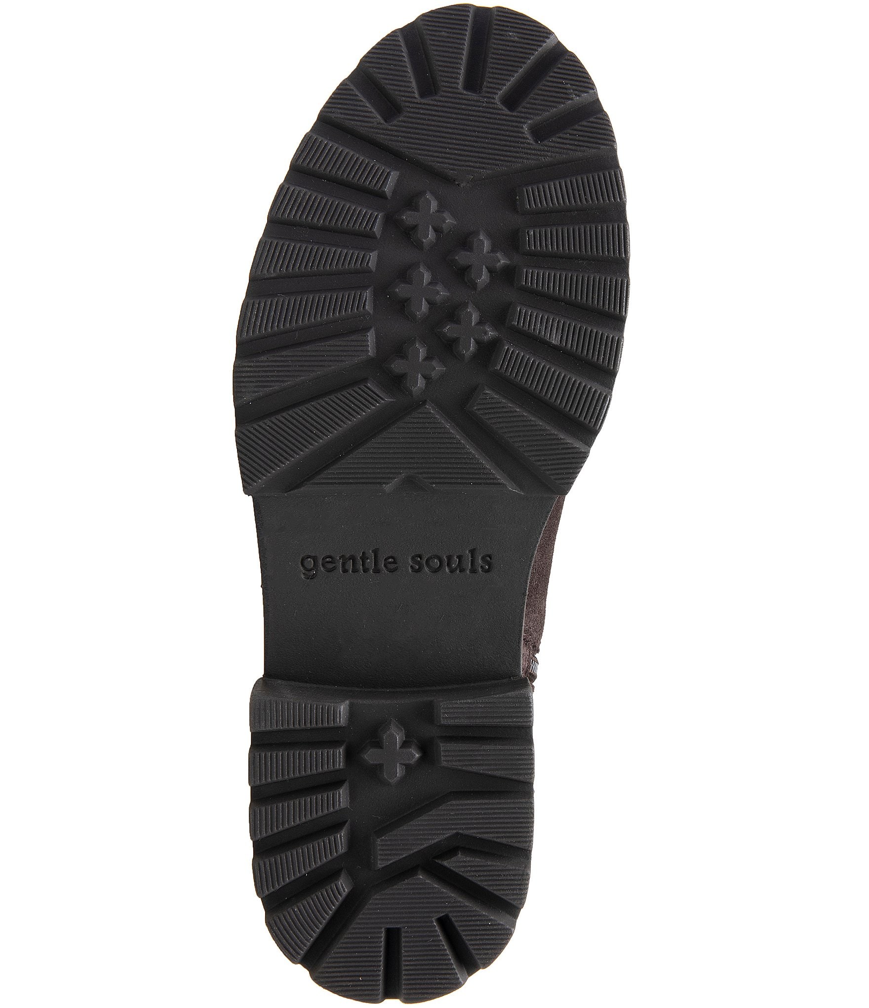Gentle Souls Prescila Suede Gored Lug Sole Tall Boots