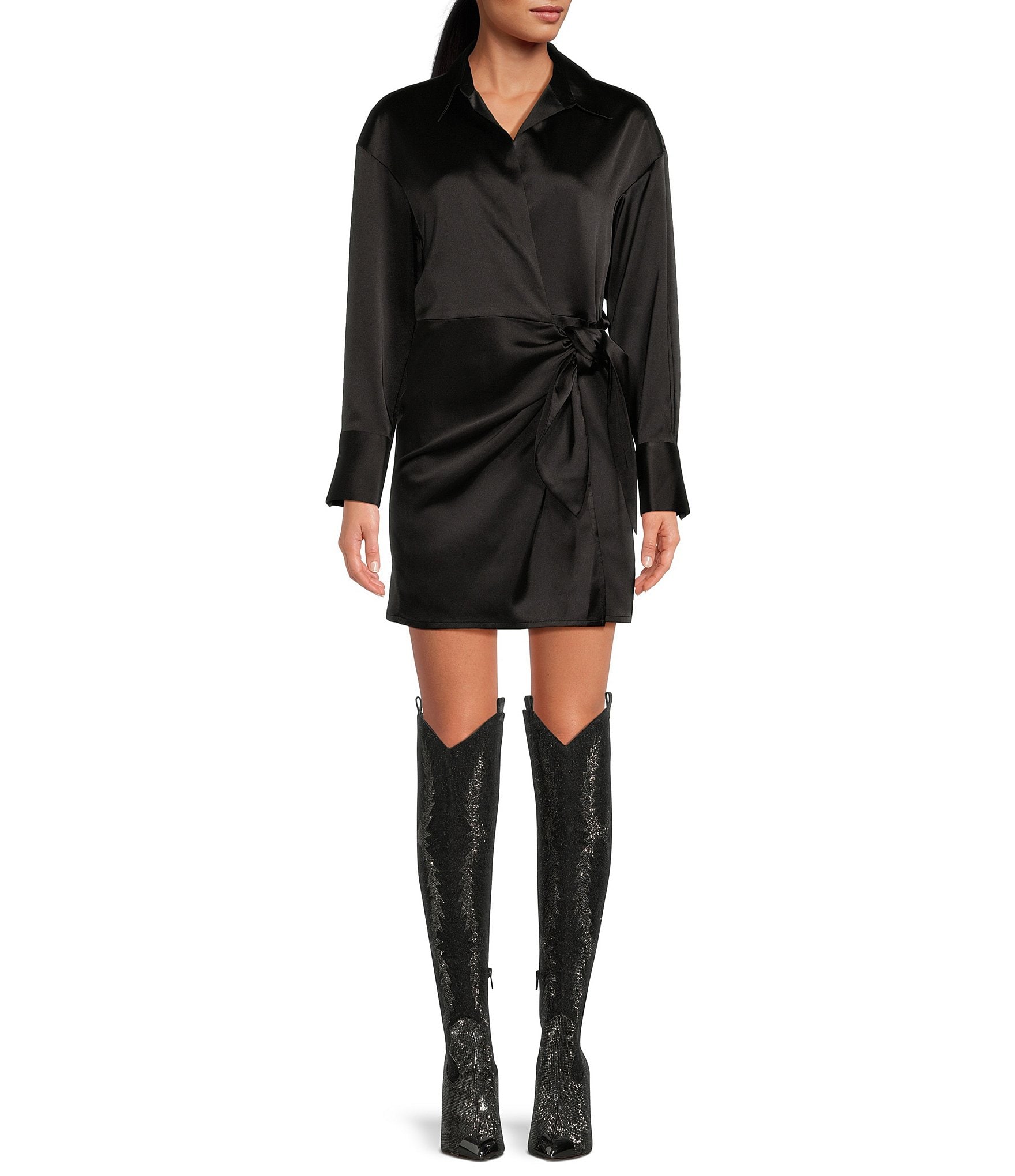 Avery Shapewear Mini Dress - Black