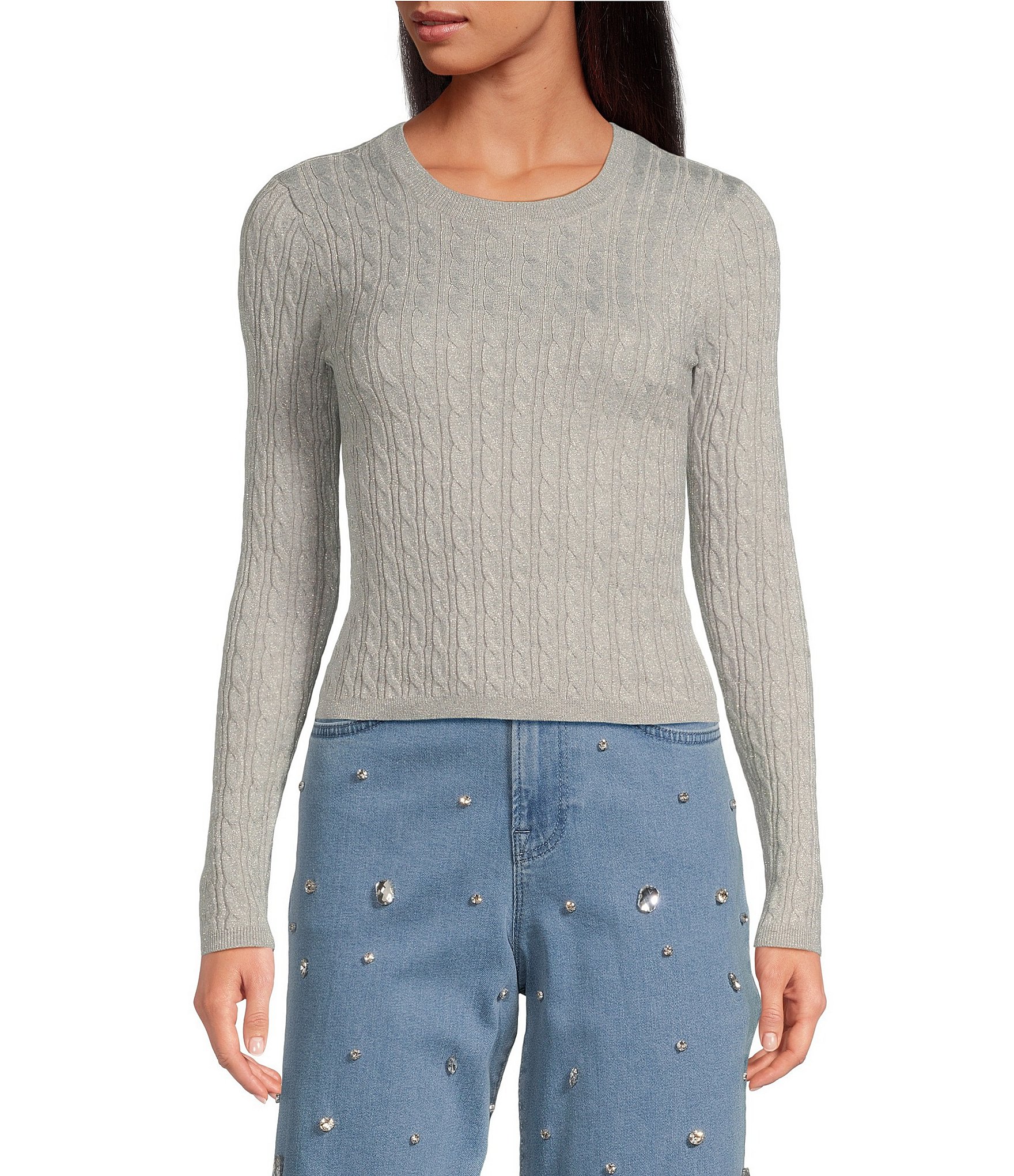 Pull Gianni Bini Bleu à Volant - Taille XS Pour Femme - Neuf Avec étiquette