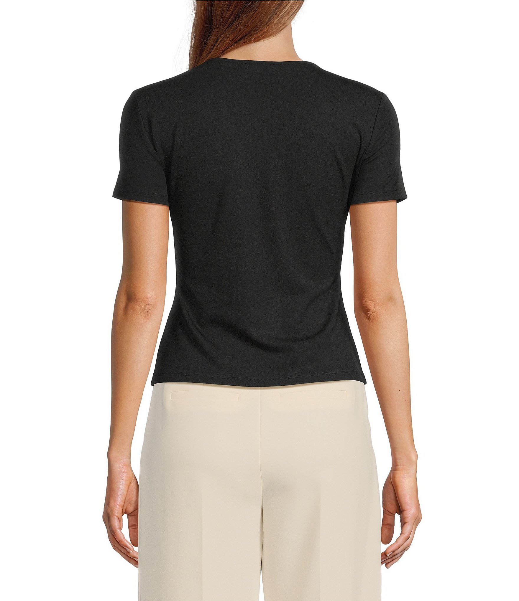 Gianni Bini Everyday Crew Neck Short Sleeve Tee